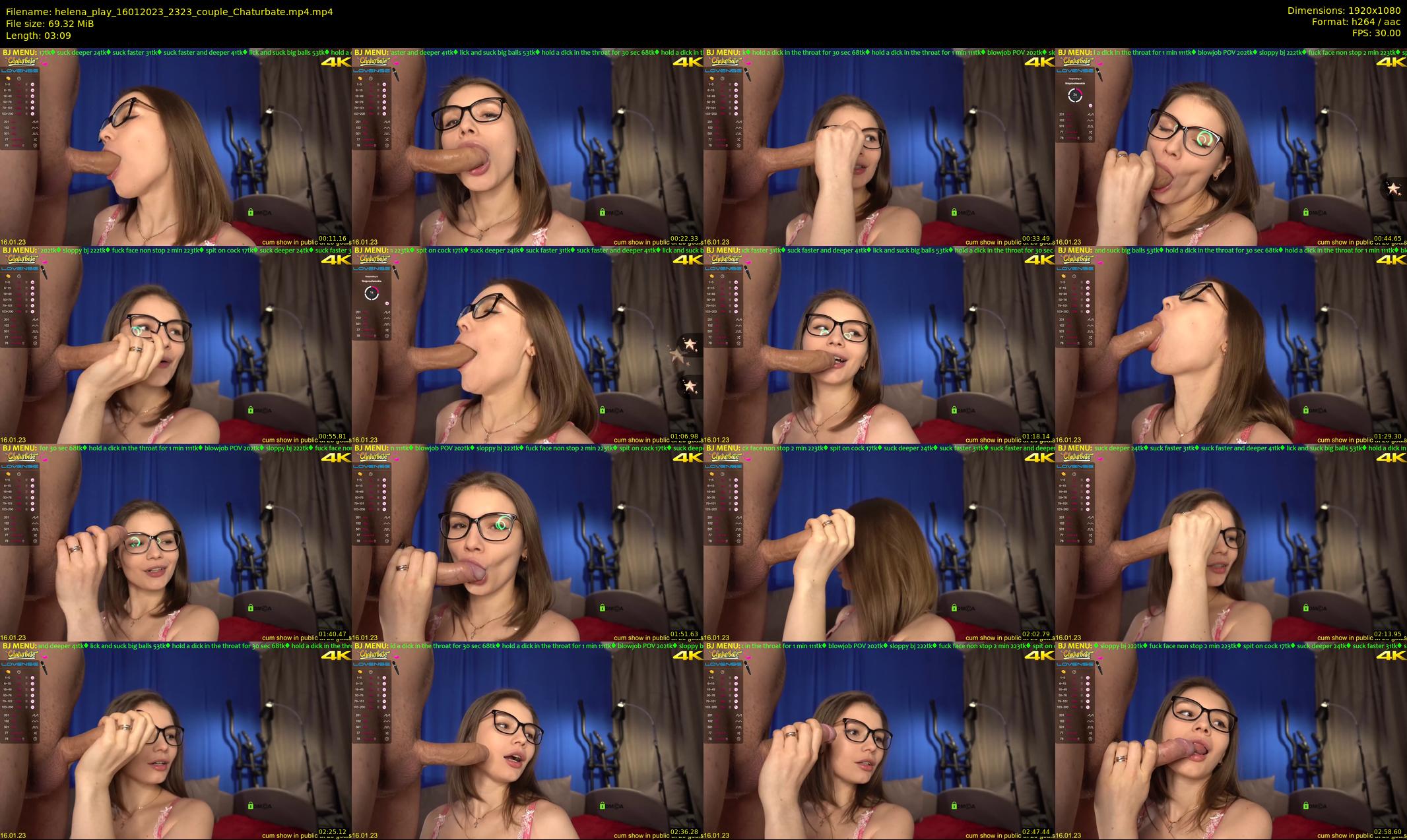 helena_play — 4 minute Chaturbate couple cam show recording, 1080p, Jan 16, 2023