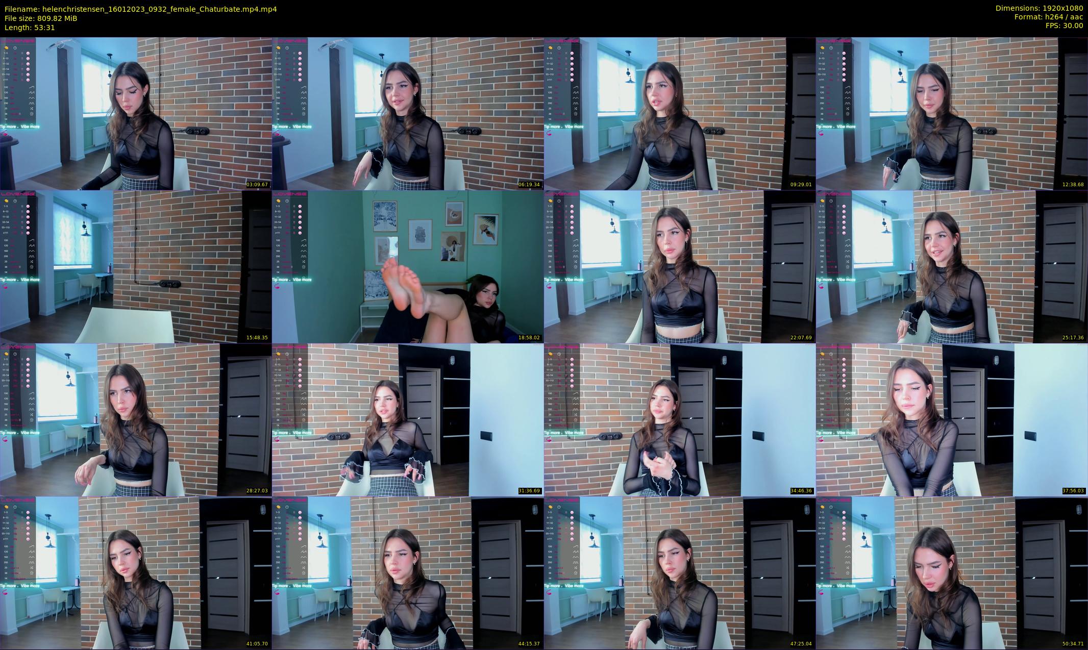 helenchristensen — 54 minute Chaturbate female cam show recording, 1080p, Jan 16, 2023