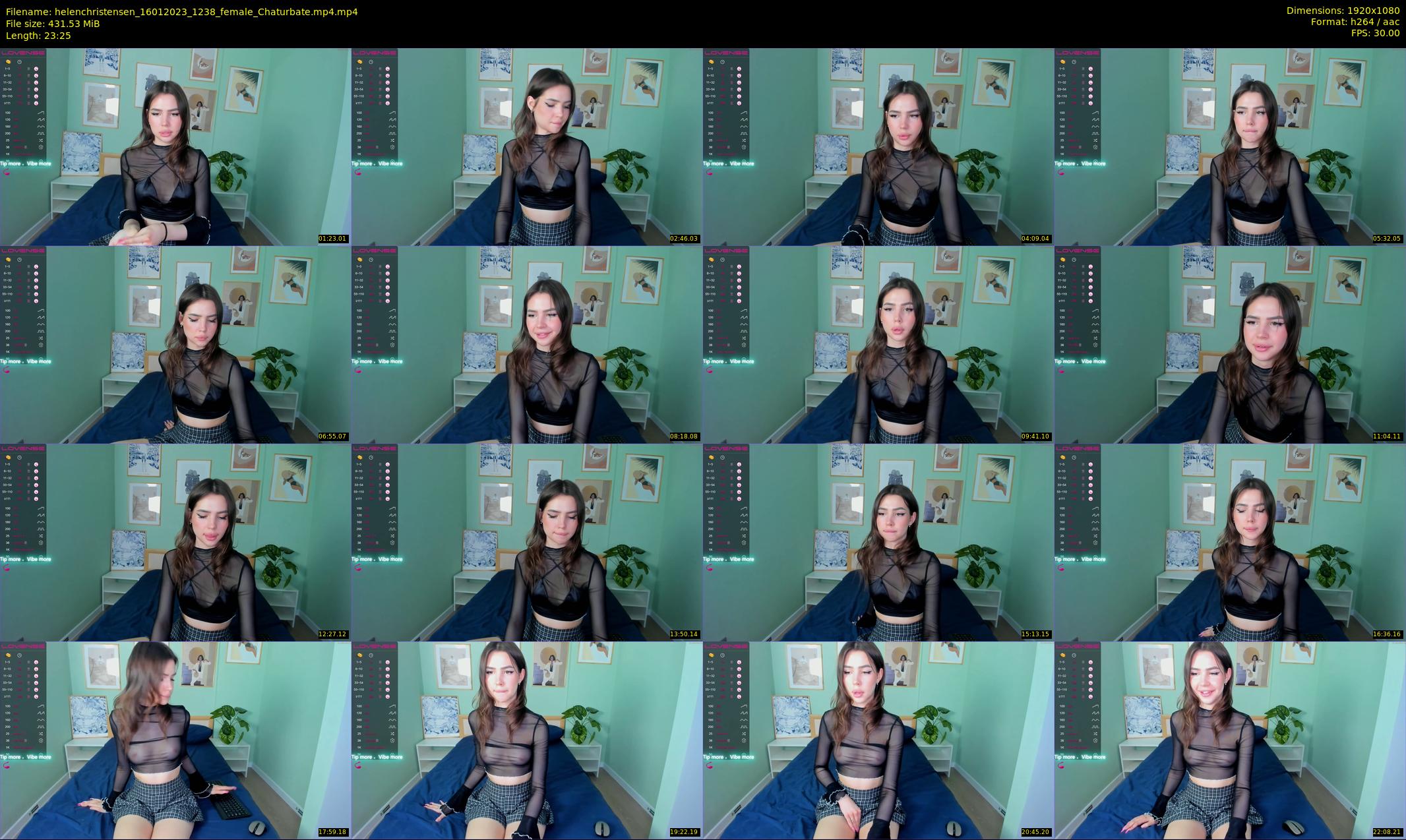 helenchristensen — 24 minute Chaturbate female cam show recording, 1080p, Jan 16, 2023