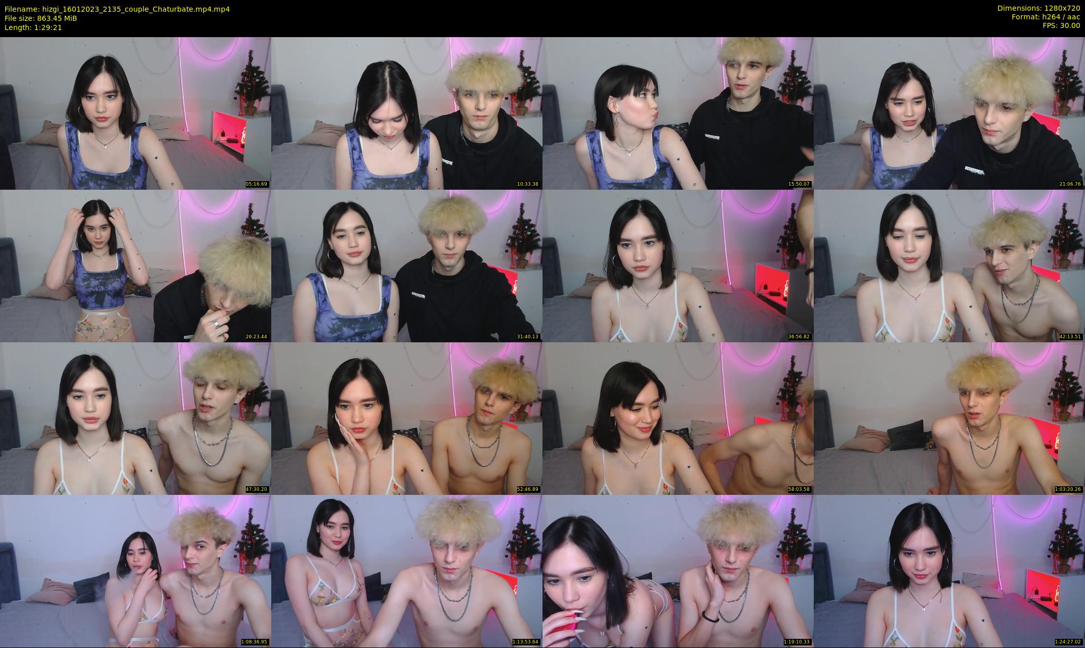 hizgi — 90 minute Chaturbate couple cam show recording, 720p, Jan 16, 2023