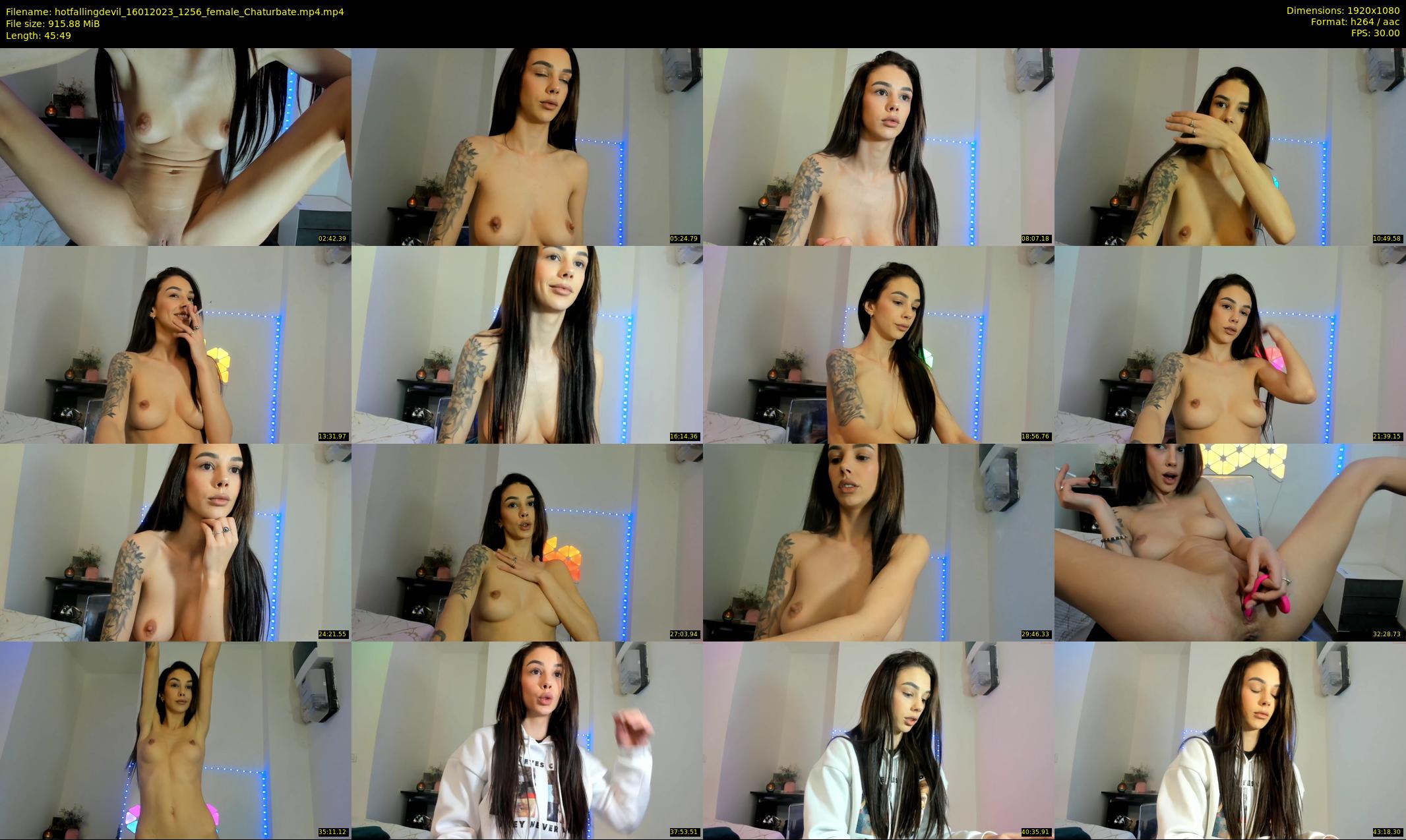 hotfallingdevil — 46 minute Chaturbate female cam show recording, 1080p, Jan 16, 2023