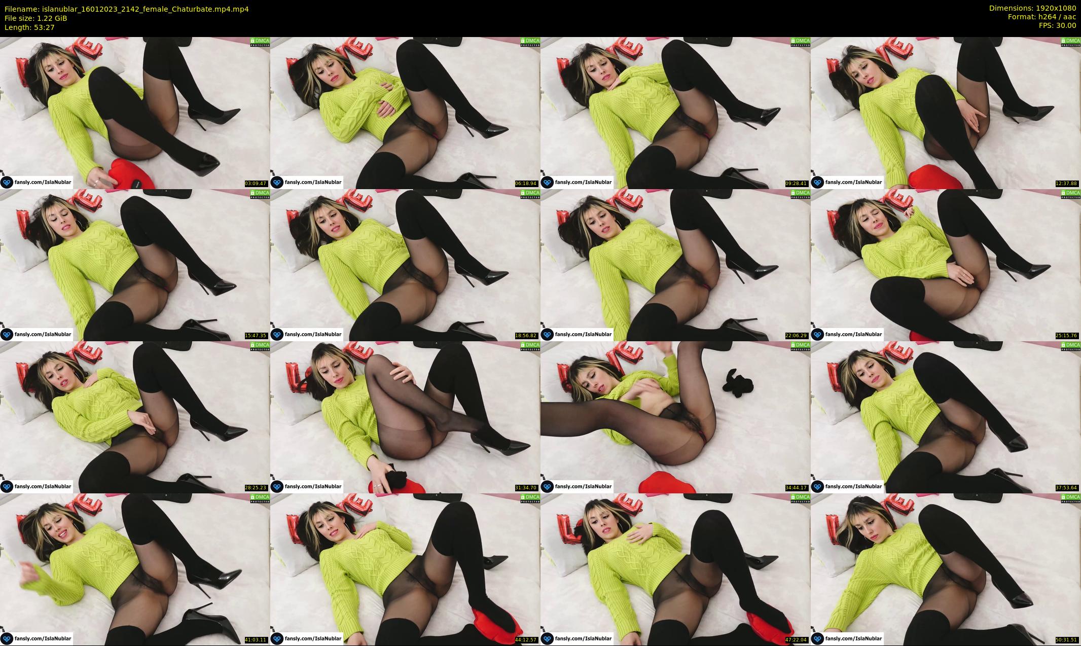 islanublar — 54 minute Chaturbate female cam show recording, 1080p, Jan 16, 2023