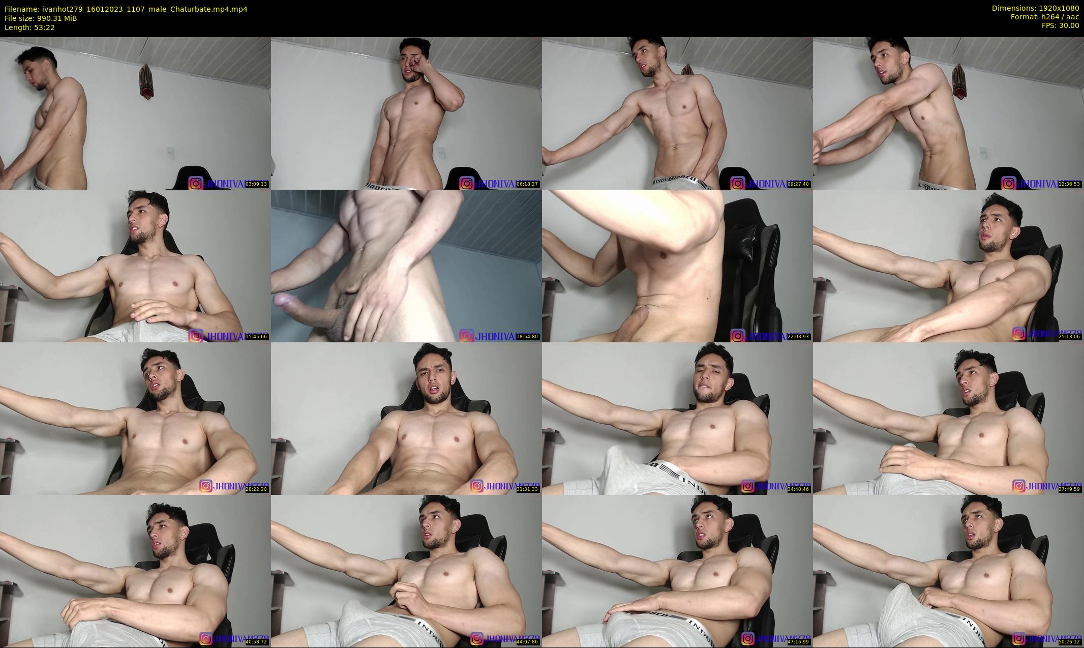 ivanhot279 — 54 minute Chaturbate male cam show recording, 1080p, Jan 16, 2023