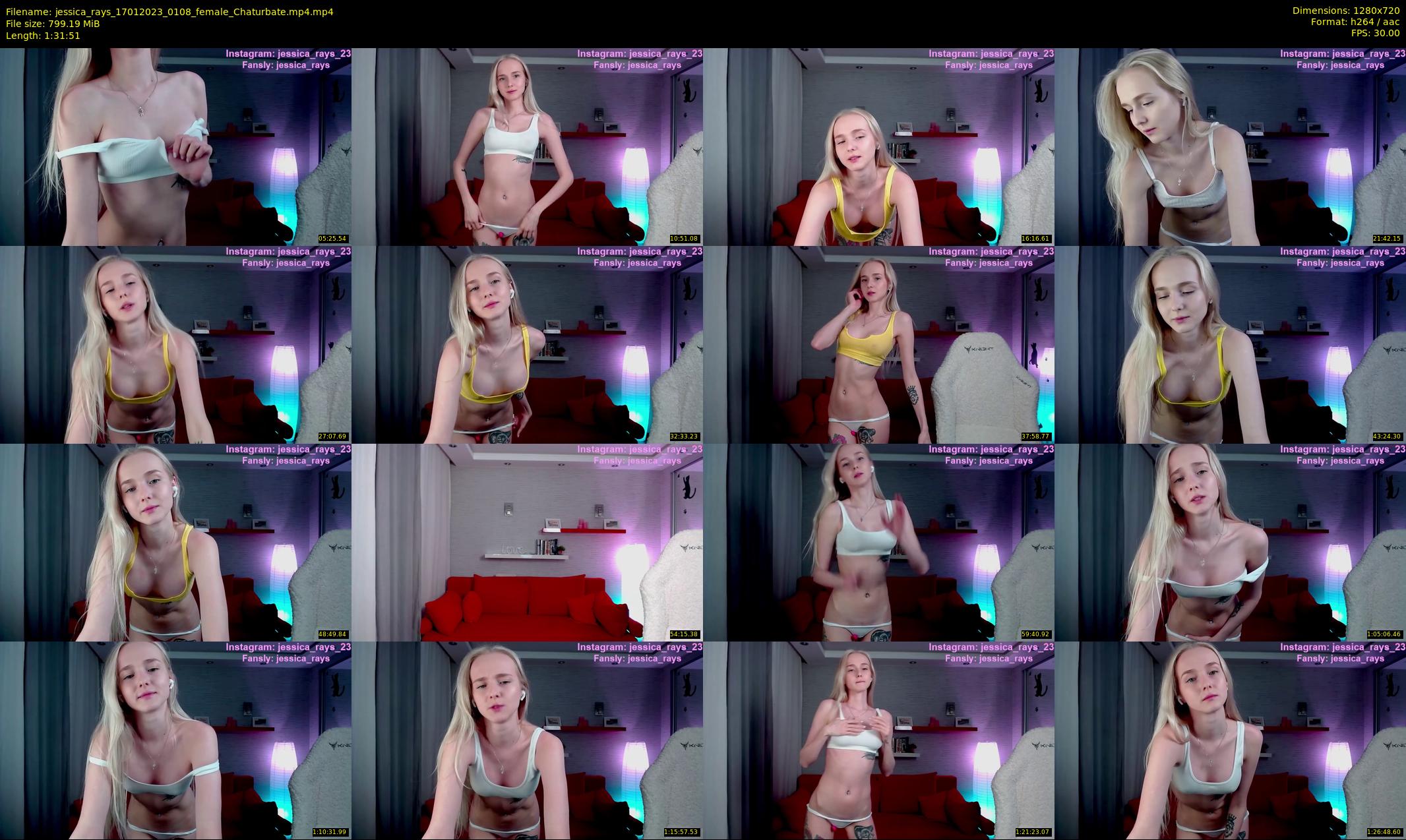 jessica_rays — 92 minute Chaturbate couple cam show recording, 720p, Jan 17, 2023
