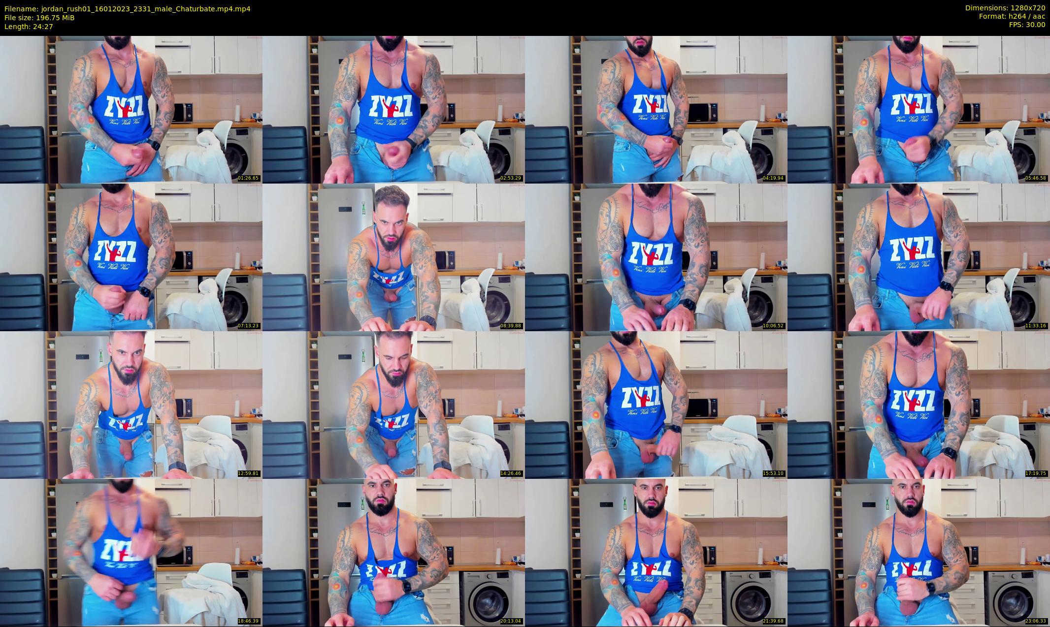 jordan_rush01 — 25 minute Chaturbate male cam show recording, 720p, Jan 16, 2023
