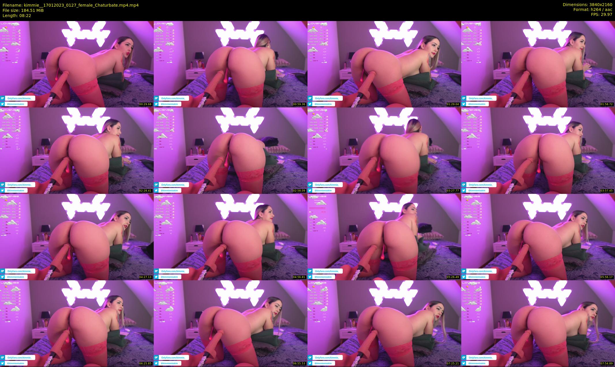 kimmie_ — 9 minute Chaturbate female cam show recording, 4K, Jan 17, 2023