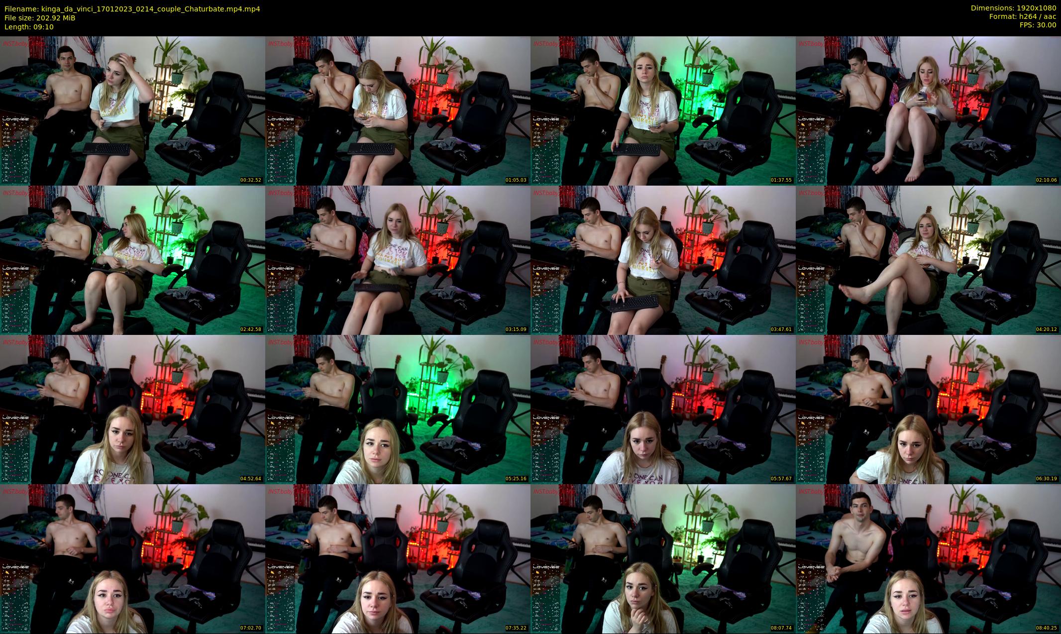 kinga_da_vinci — 10 minute Chaturbate couple cam show recording, 1080p, Jan 17, 2023
