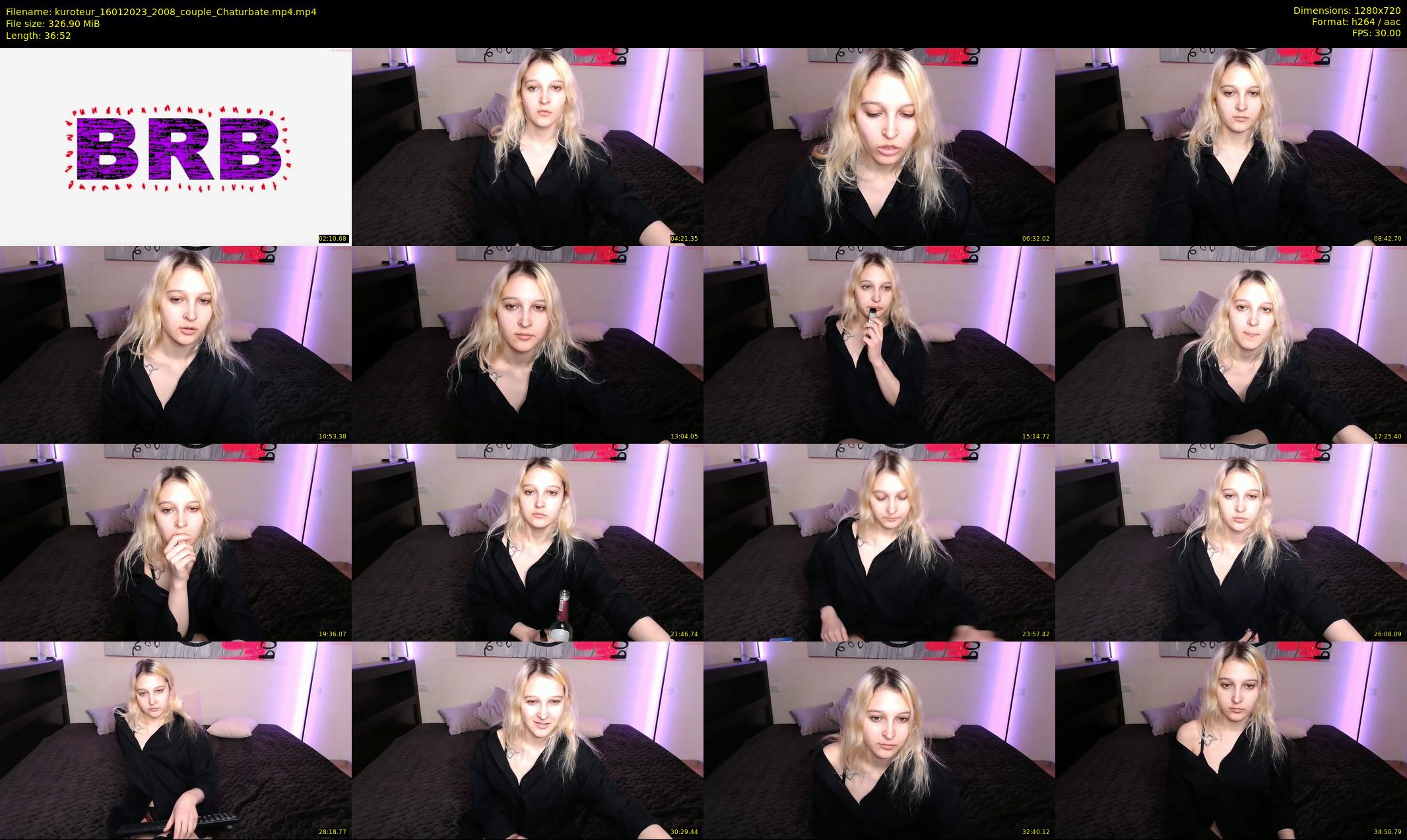kuroteur — 37 minute Chaturbate couple cam show recording, 720p, Jan 16, 2023