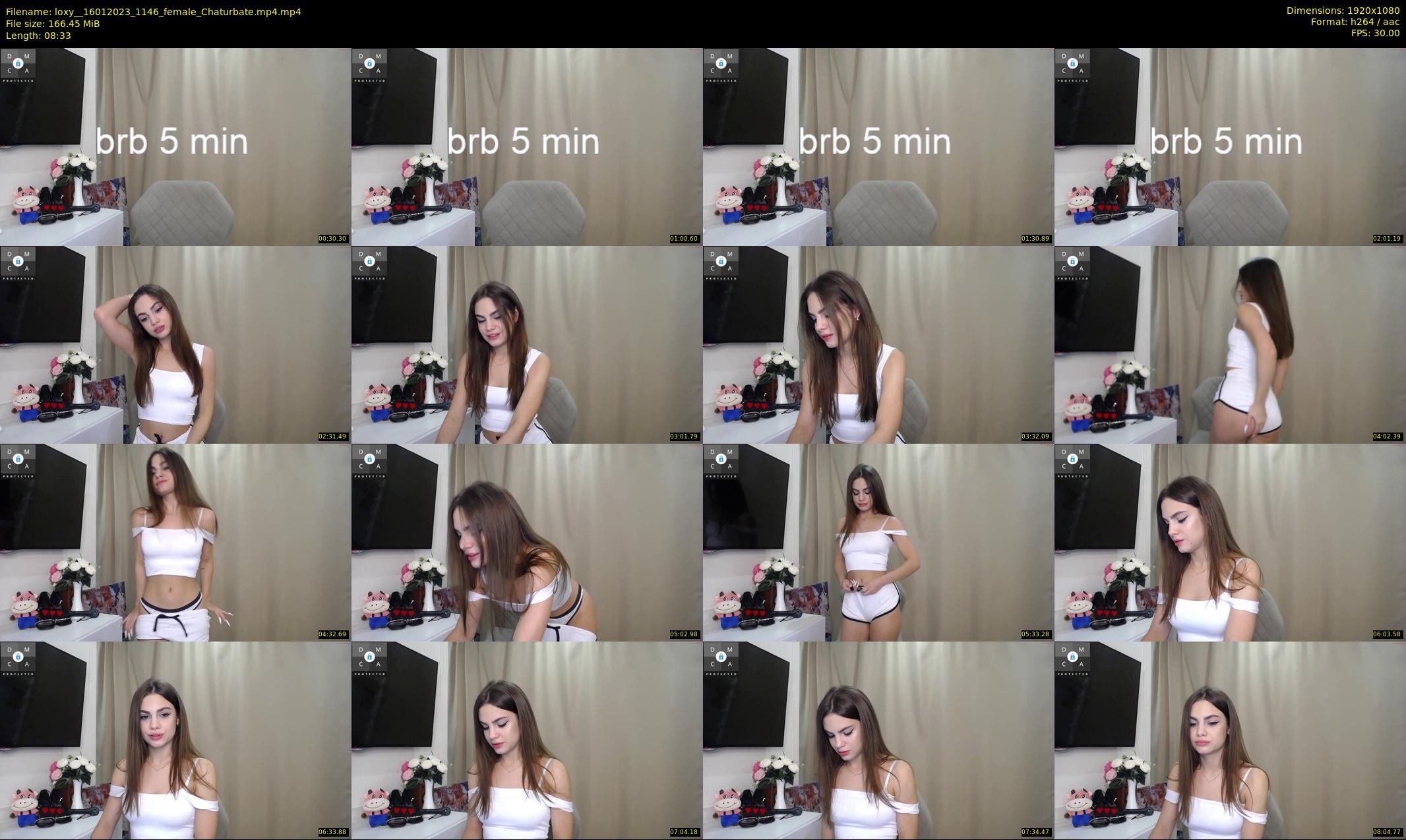 loxy_ — 9 minute Chaturbate female cam show recording, 1080p, Jan 16, 2023