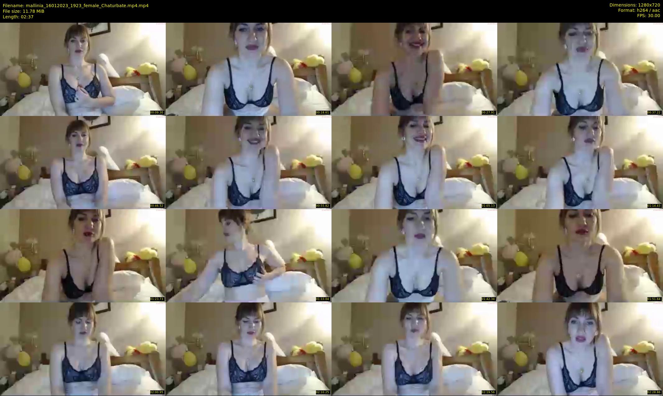 mallinia — 3 minute Chaturbate female cam show recording, 720p, Jan 16, 2023