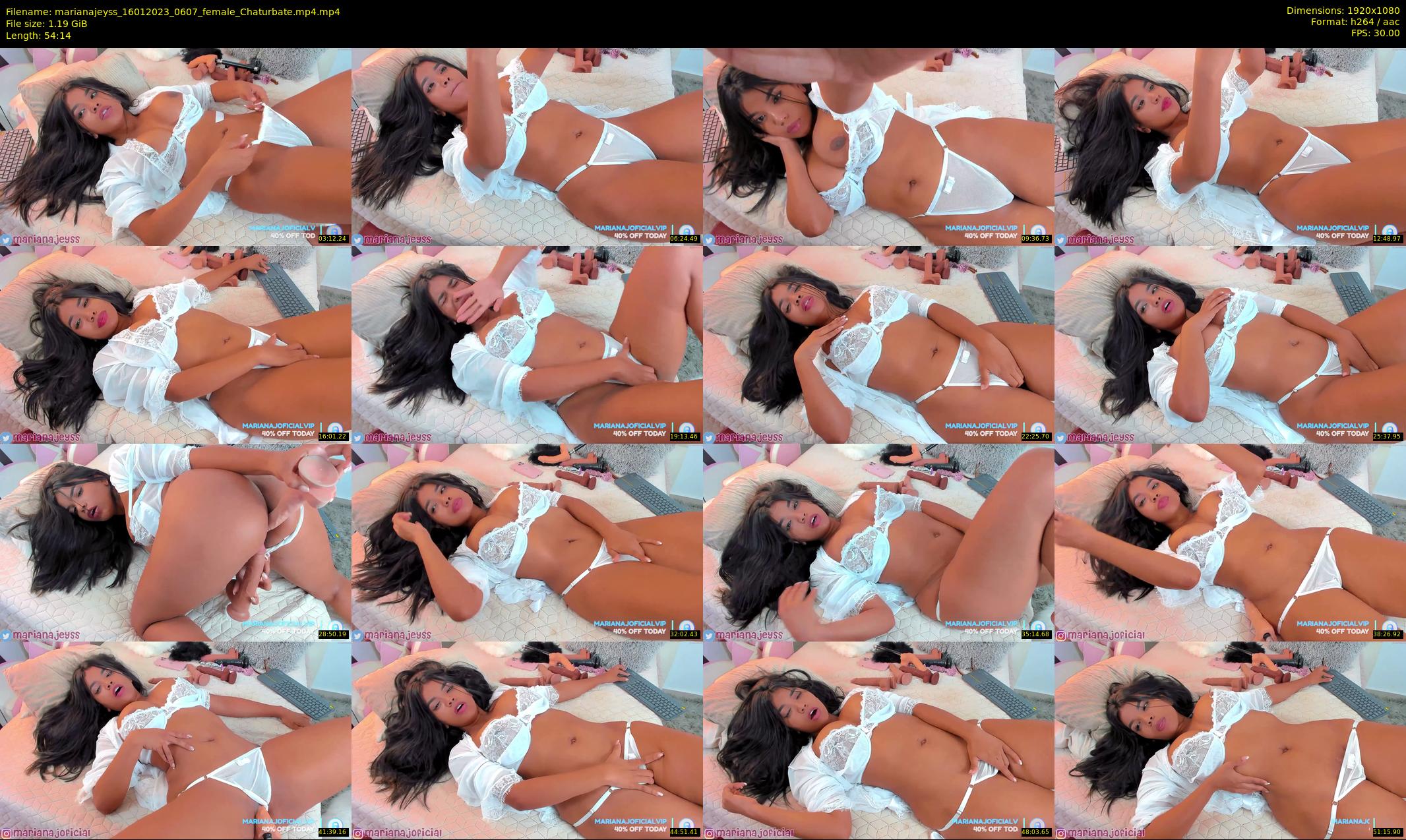 marianajeyss — 55 minute Chaturbate female cam show recording, 1080p, Jan 16, 2023
