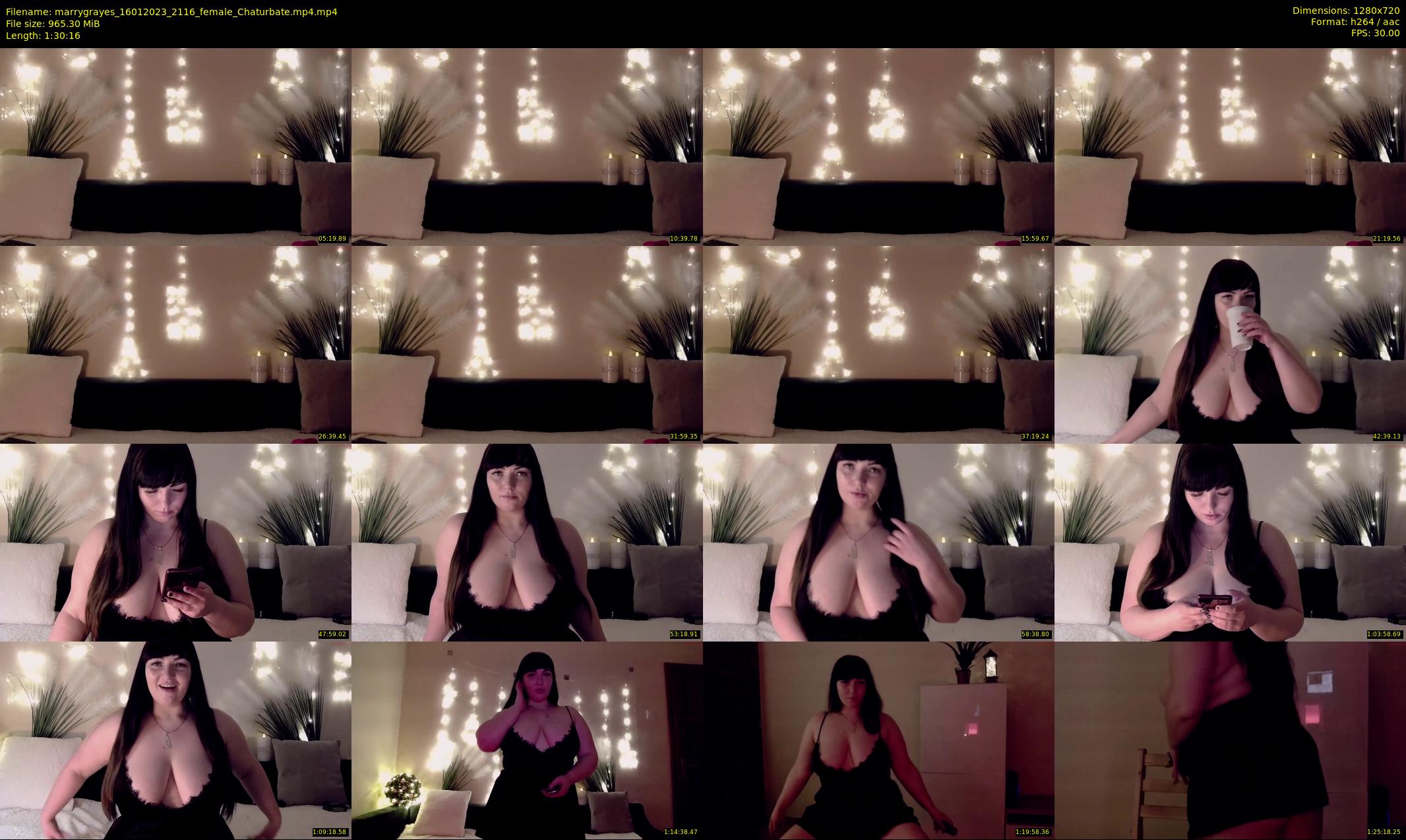 marrygrayes — 91 minute Chaturbate female cam show recording, 720p, Jan 16, 2023