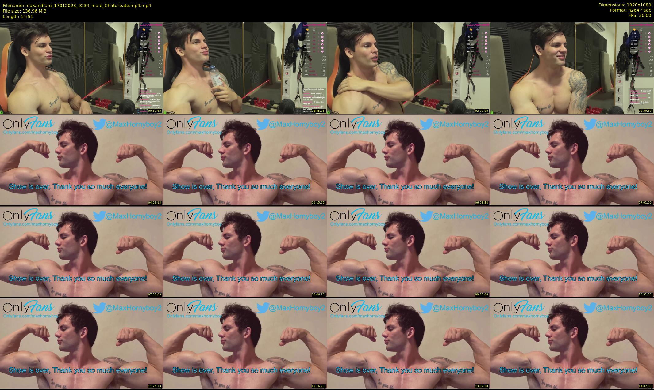 maxandtam — 15 minute Chaturbate couple cam show recording, 1080p, Jan 17, 2023