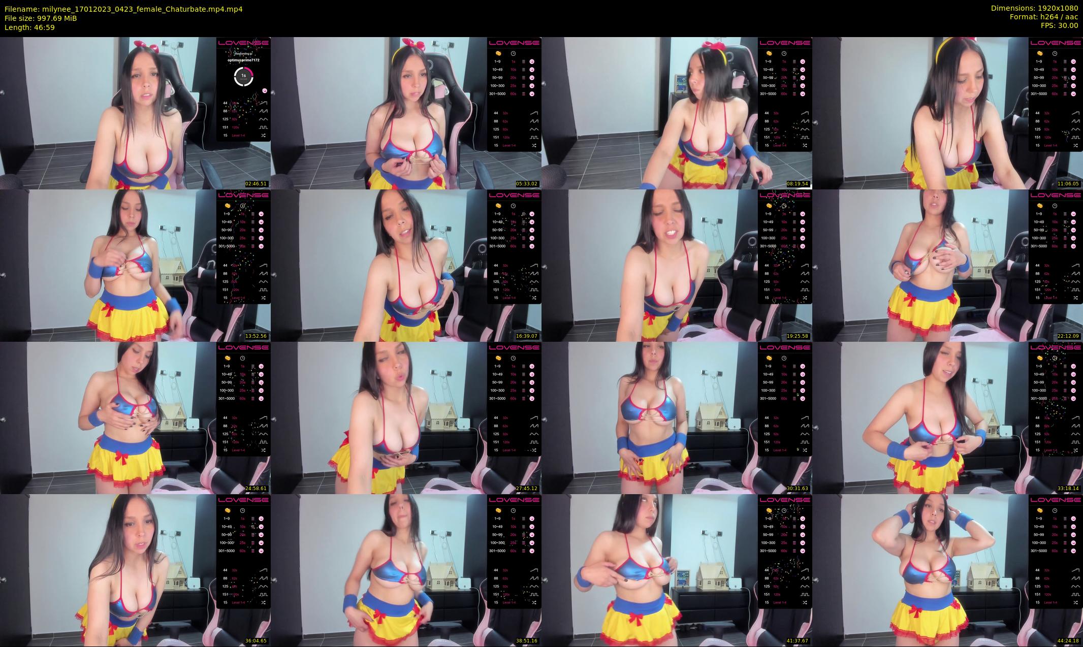 milynee — 47 minute Chaturbate female cam show recording, 1080p, Jan 17, 2023