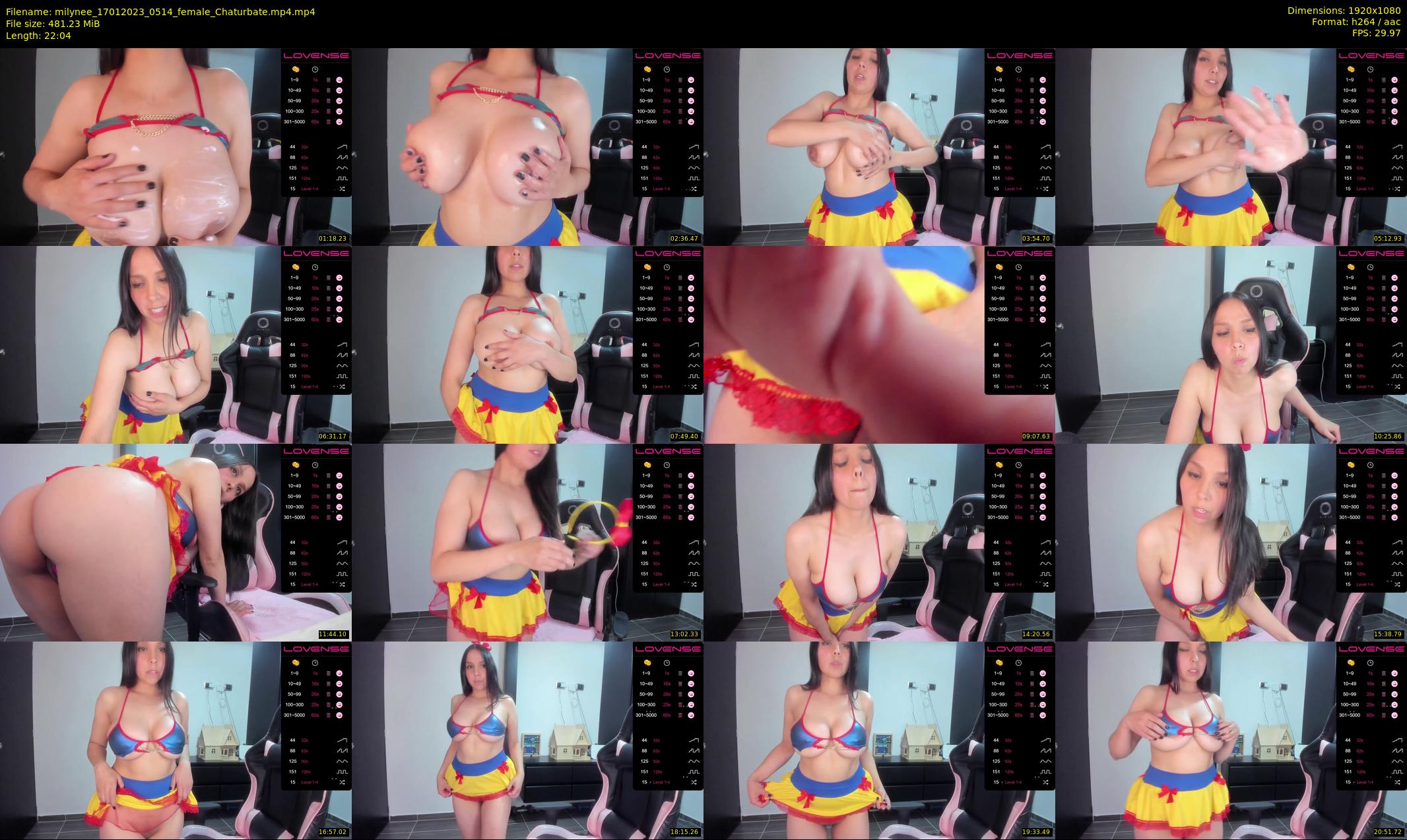 milynee — 23 minute Chaturbate female cam show recording, 1080p, Jan 17, 2023