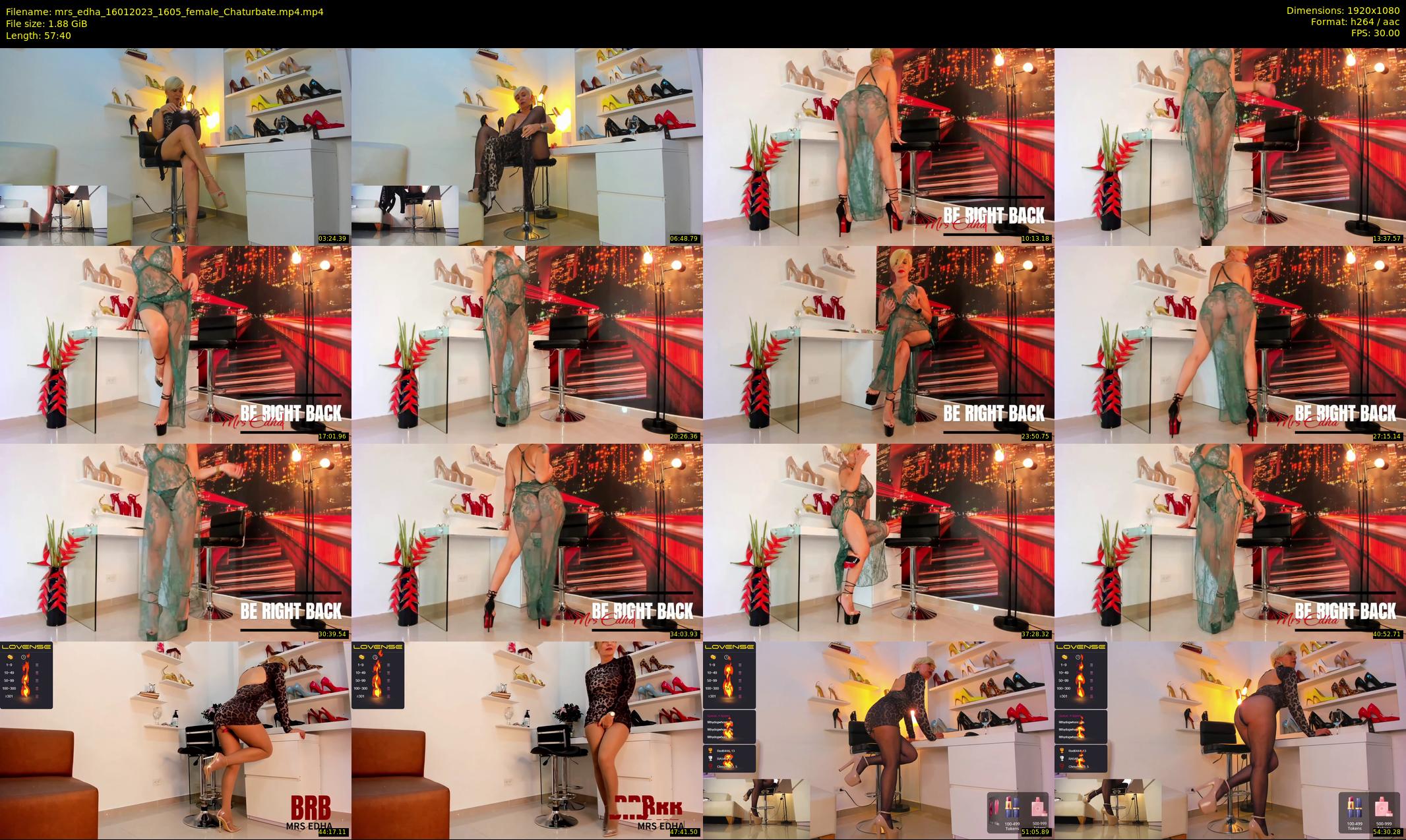 mrs_edha — 58 minute Chaturbate female cam show recording, 1080p, Jan 16, 2023