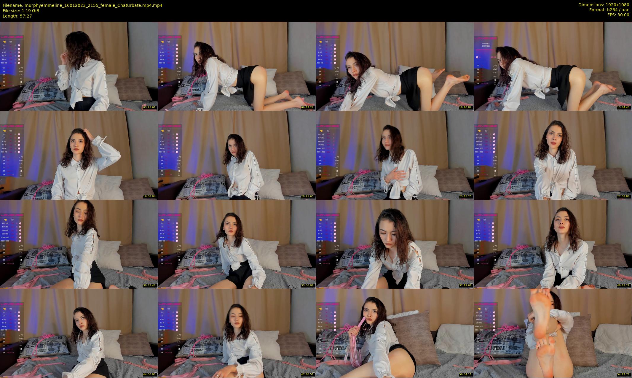murphyemmeline — 58 minute Chaturbate female cam show recording, 1080p, Jan 16, 2023