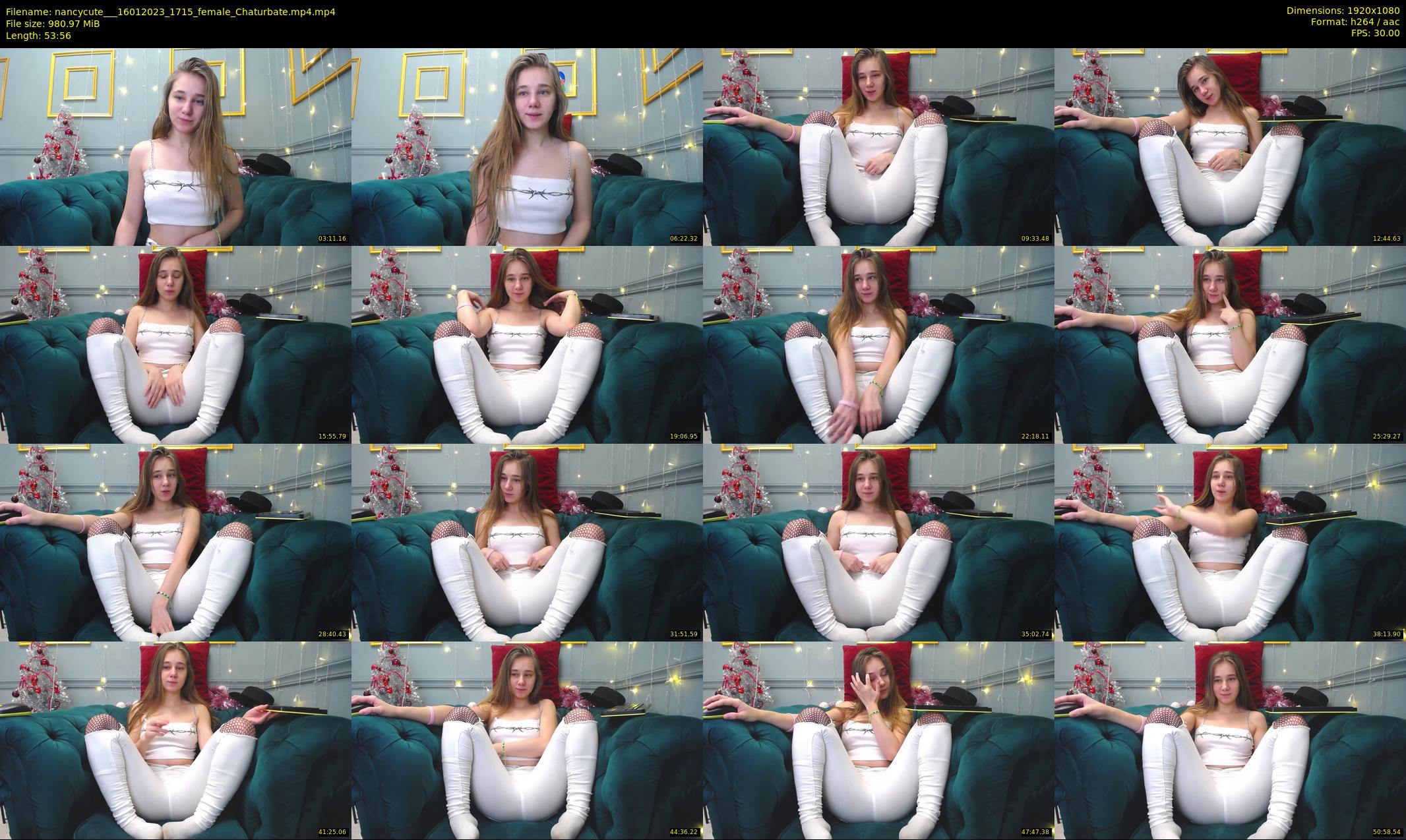 nancycute__ — 54 minute Chaturbate female cam show recording, 1080p, Jan 16, 2023