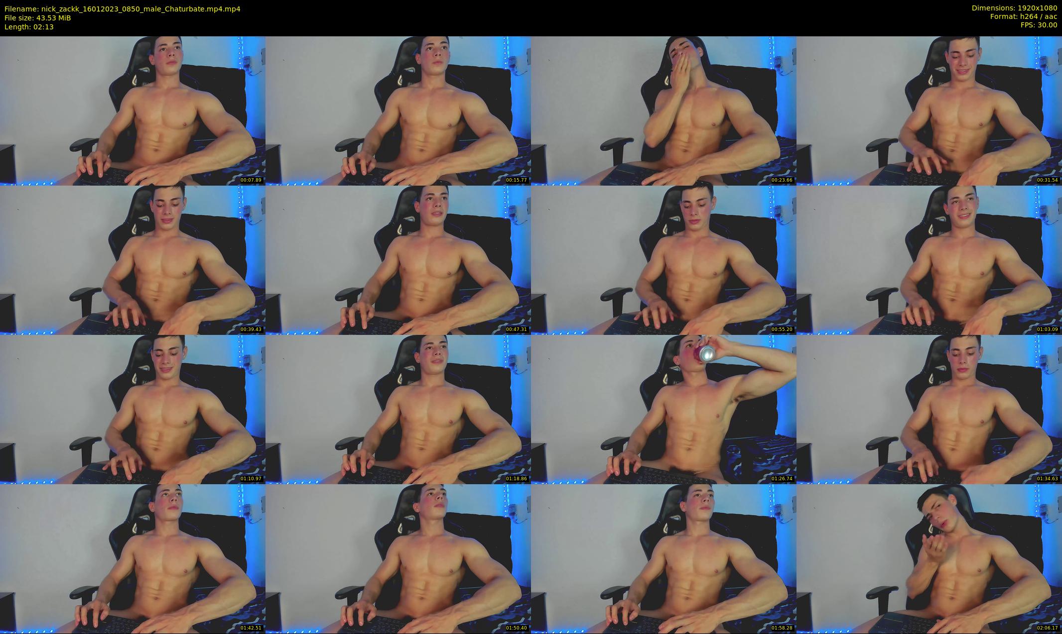 nick_zackk — 3 minute Chaturbate male cam show recording, 1080p, Jan 16, 2023