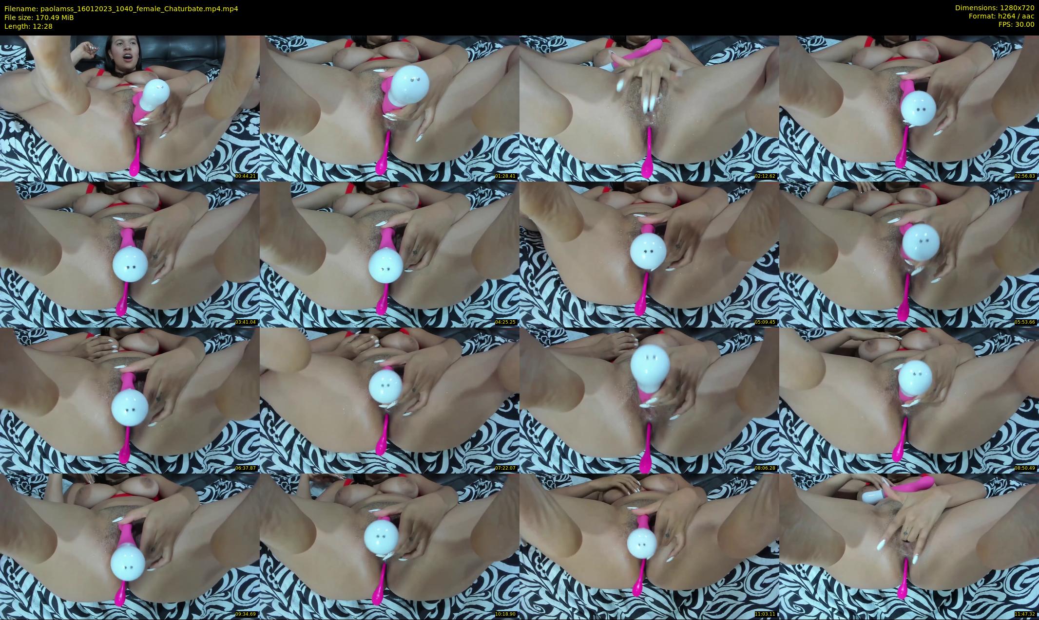 paolamss — 13 minute Chaturbate female cam show recording, 720p, Jan 16, 2023