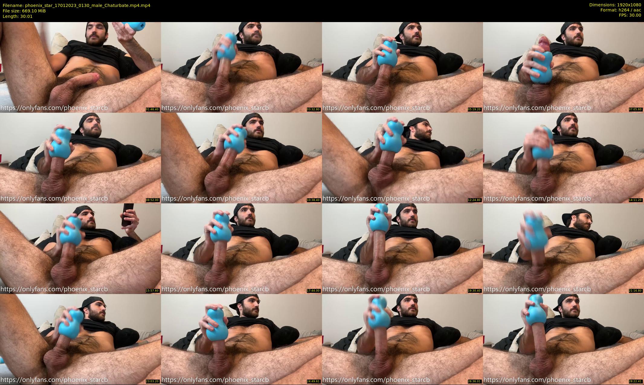 phoenix_star — 31 minute Chaturbate male cam show recording, 1080p, Jan 17, 2023