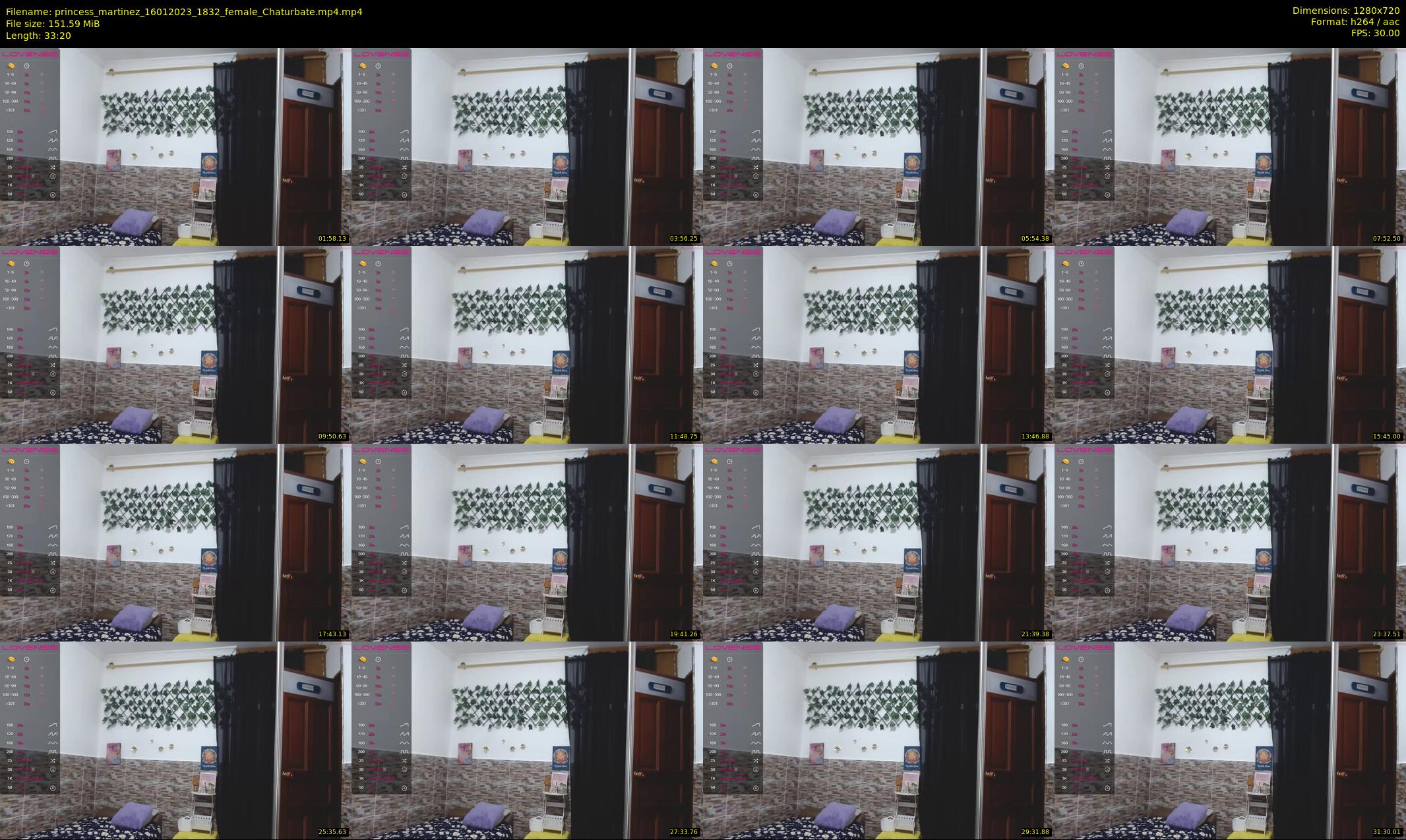 princess_martinez — 34 minute Chaturbate female cam show recording, 720p, Jan 16, 2023