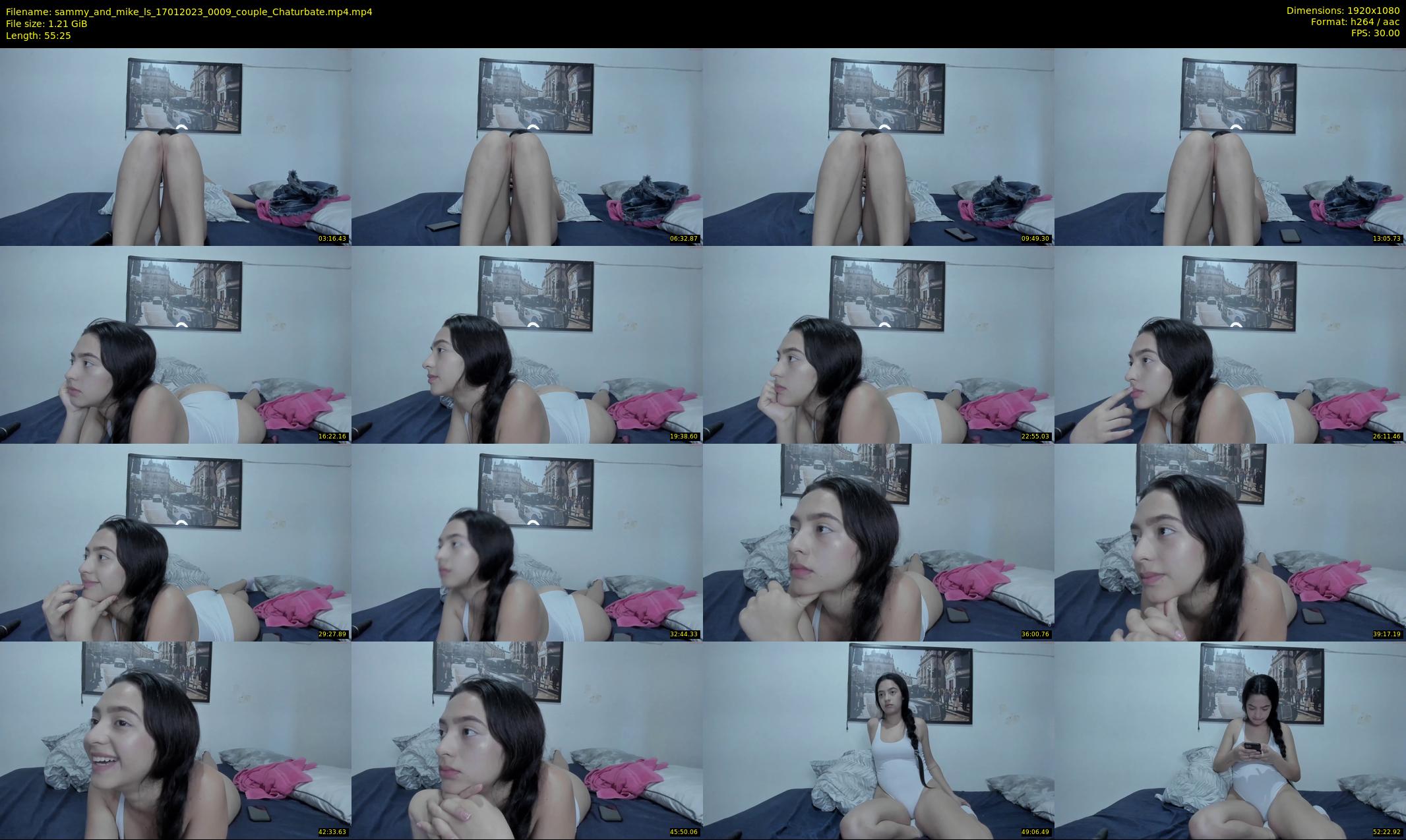 sammy_and_mike_ls — 56 minute Chaturbate couple cam show recording, 1080p, Jan 17, 2023