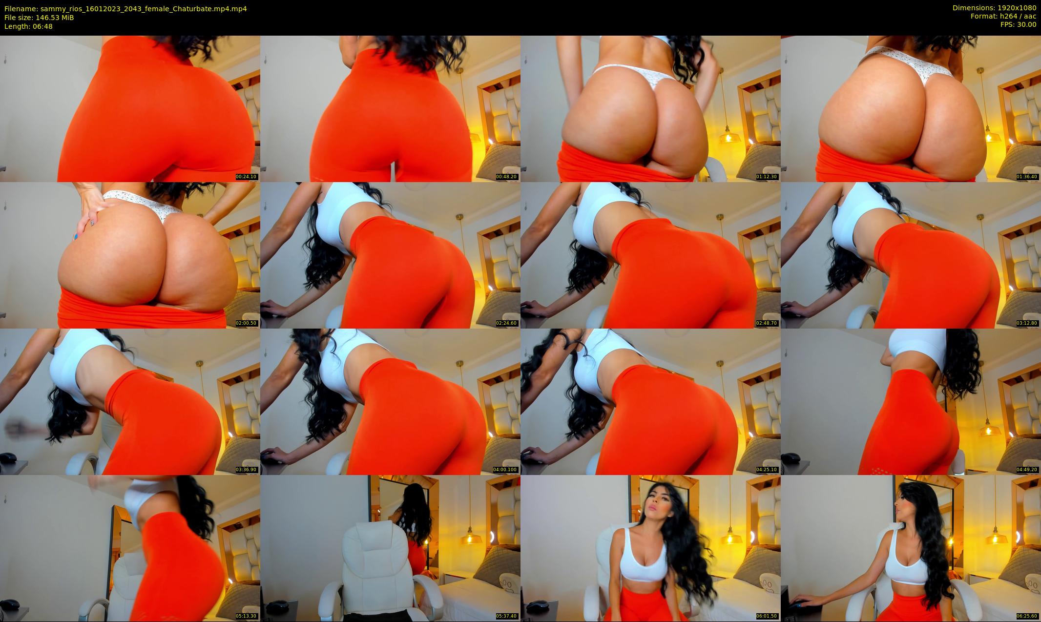 sammy_rios — 7 minute Chaturbate female cam show recording, 1080p, Jan 16, 2023