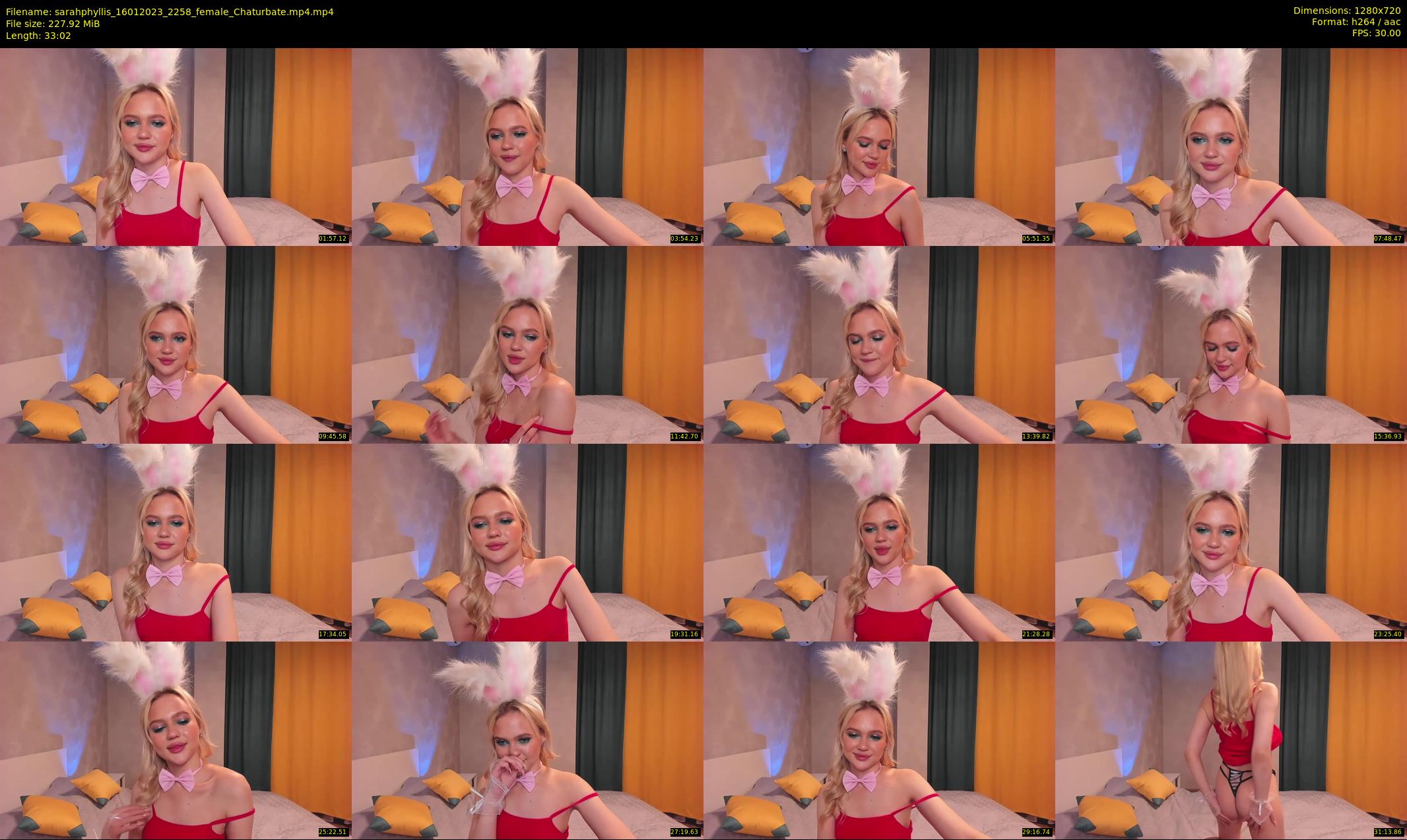 sarahphyllis — 34 minute Chaturbate female cam show recording, 720p, Jan 16, 2023