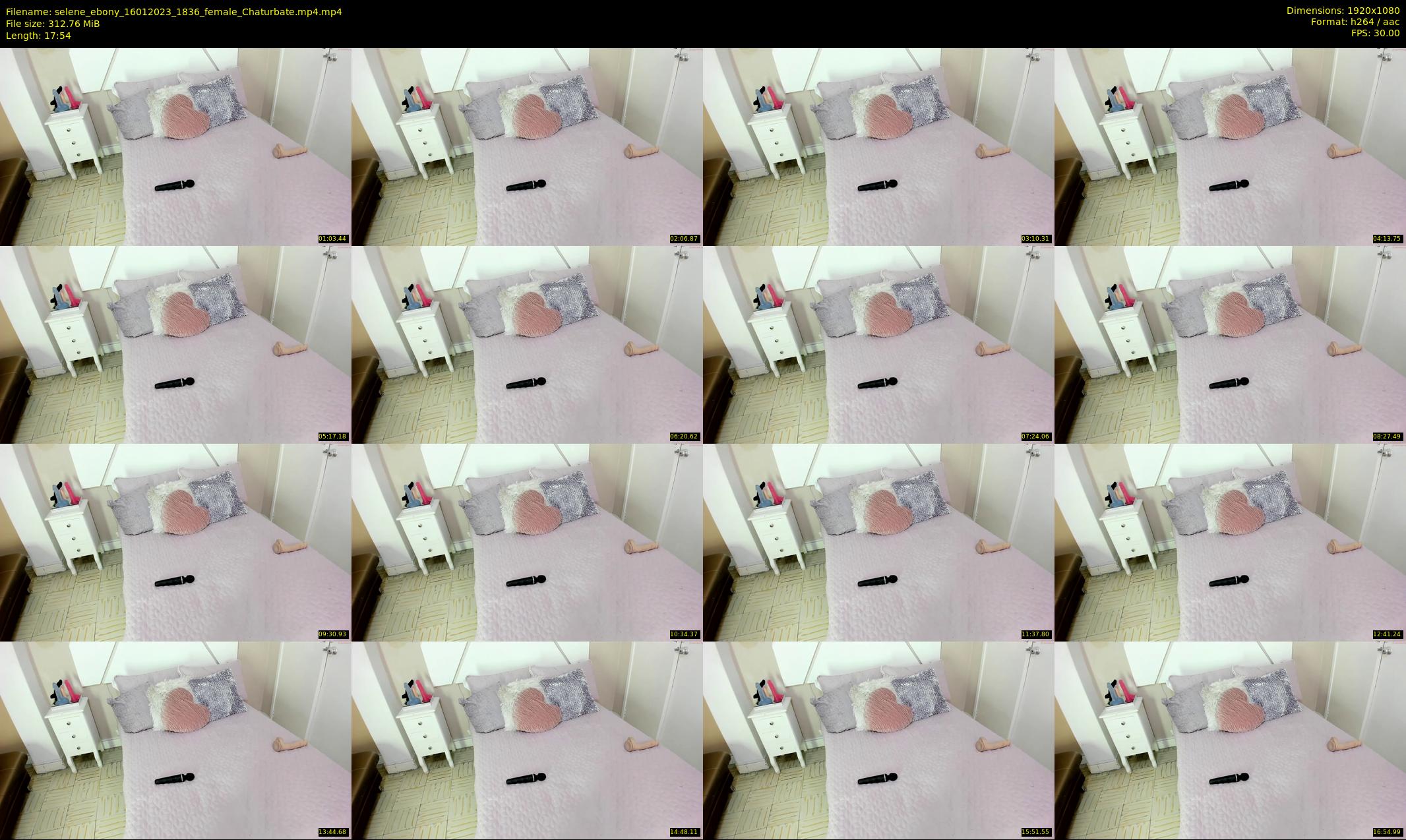 selene_ebony — 18 minute Chaturbate female cam show recording, 1080p, Jan 16, 2023