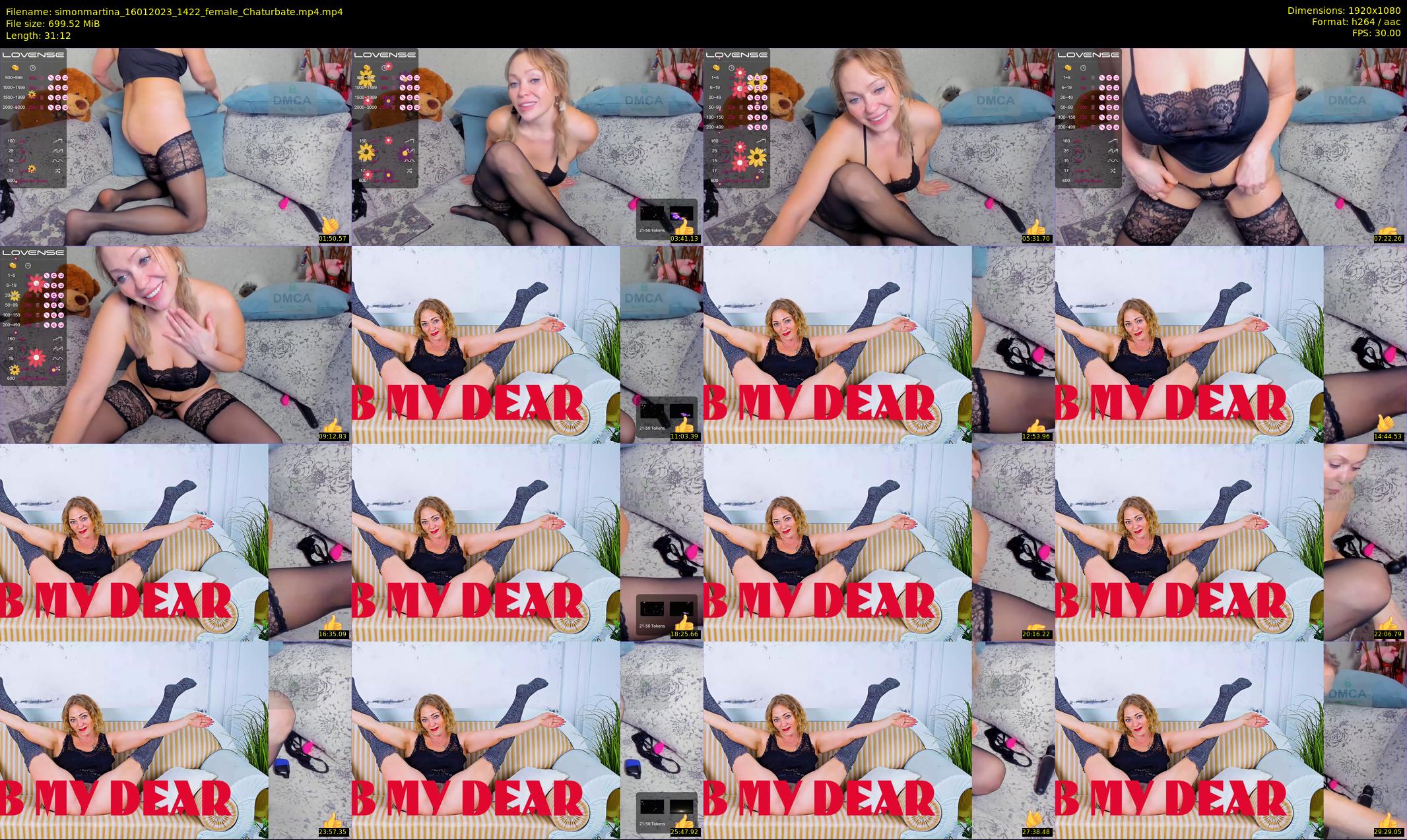 simonmartina — 32 minute Chaturbate female cam show recording, 1080p, Jan 16, 2023