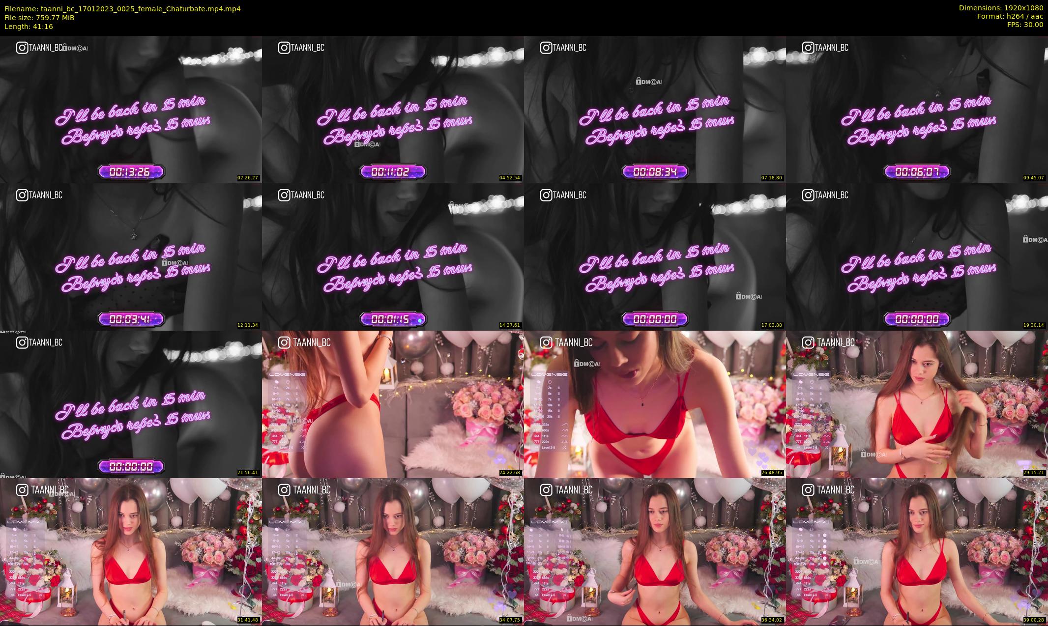 taanni_bc — 42 minute Chaturbate female cam show recording, 1080p, Jan 17, 2023
