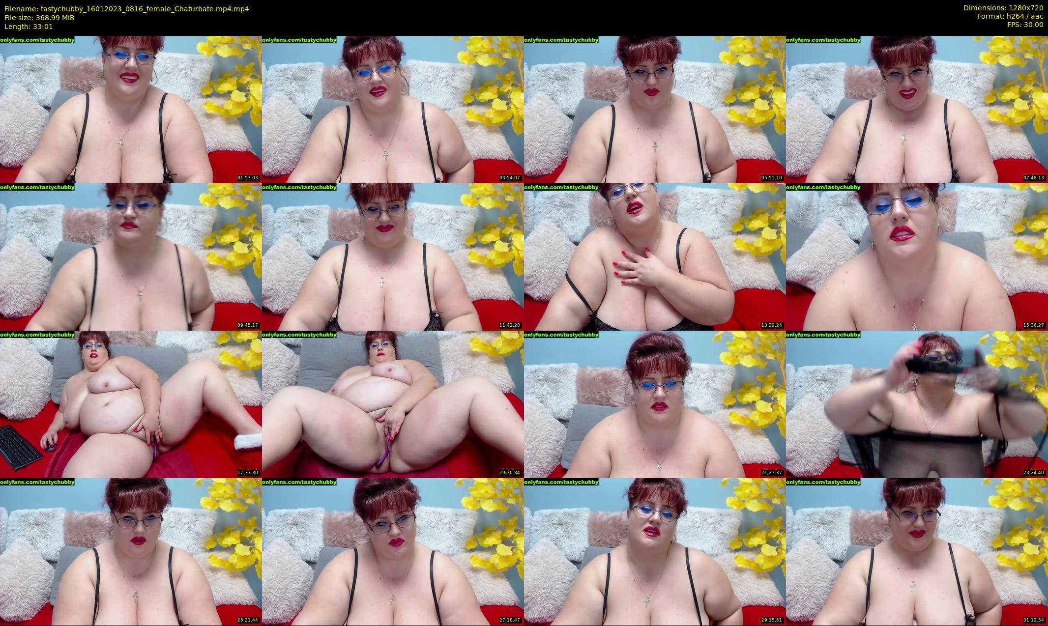 tastychubby — 34 minute Chaturbate female cam show recording, 720p, Jan 16, 2023