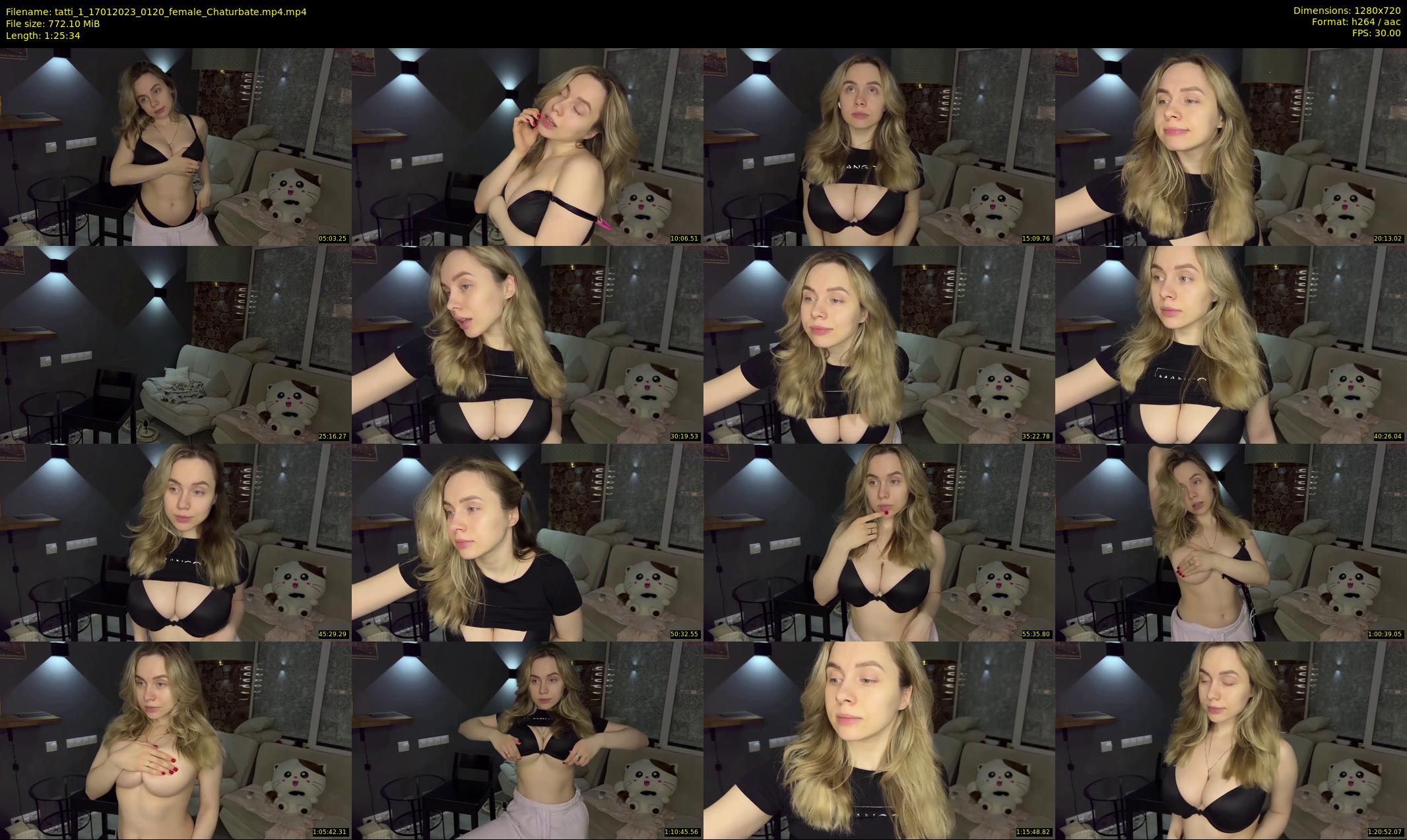 tatti_1 — 86 minute Chaturbate female cam show recording, 720p, Jan 17, 2023