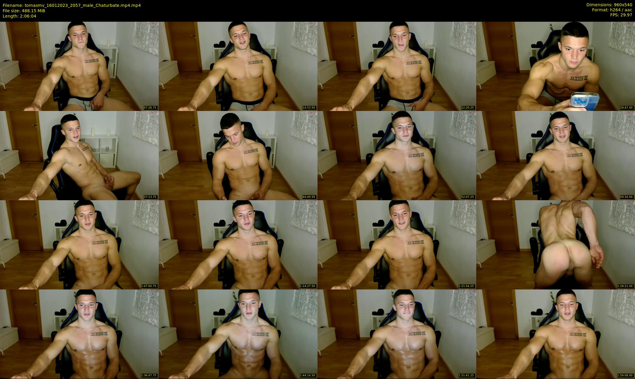 tomasmv — 127 minute Chaturbate male cam show recording, 480p, Jan 16, 2023