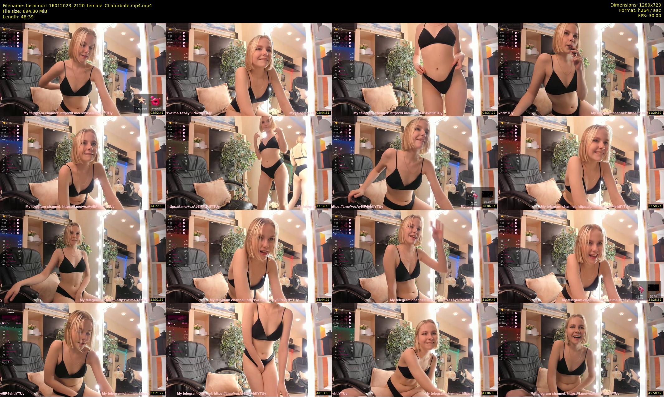 toshimori — 49 minute Chaturbate female cam show recording, 720p, Jan 16, 2023