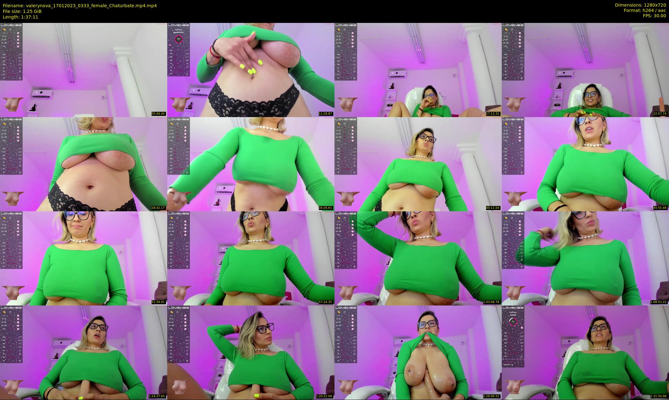 valerynova — 98 minute Chaturbate female cam show recording, 720p, Jan 17, 2023