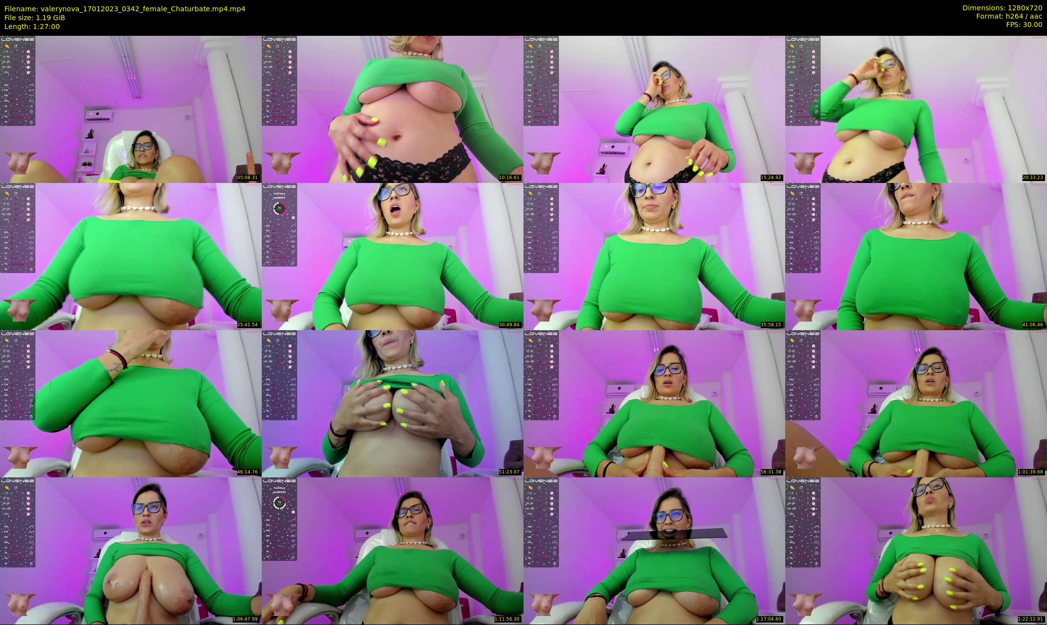 valerynova — 87 minute Chaturbate female cam show recording, 720p, Jan 17, 2023
