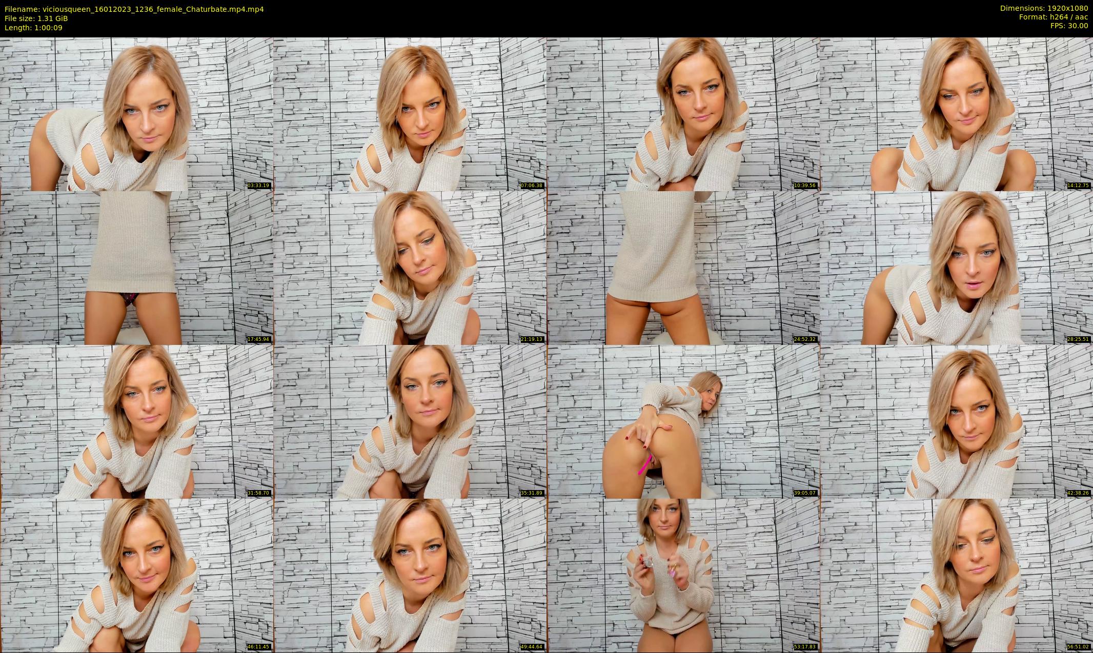viciousqueen — 61 minute Chaturbate female cam show recording, 1080p, Jan 16, 2023
