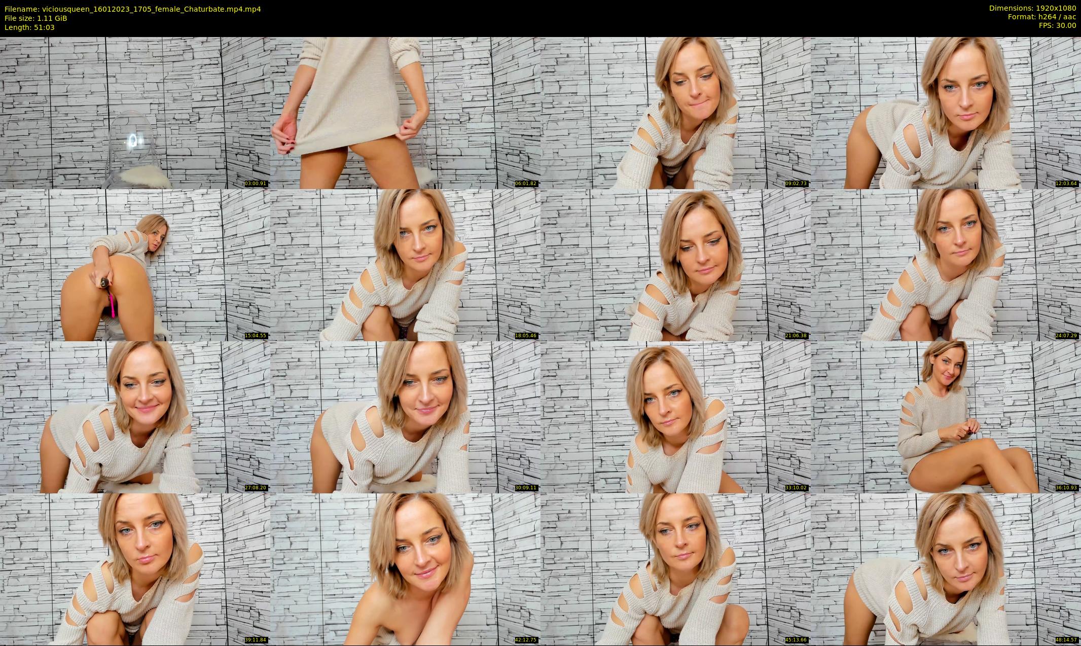 viciousqueen — 52 minute Chaturbate female cam show recording, 1080p, Jan 16, 2023