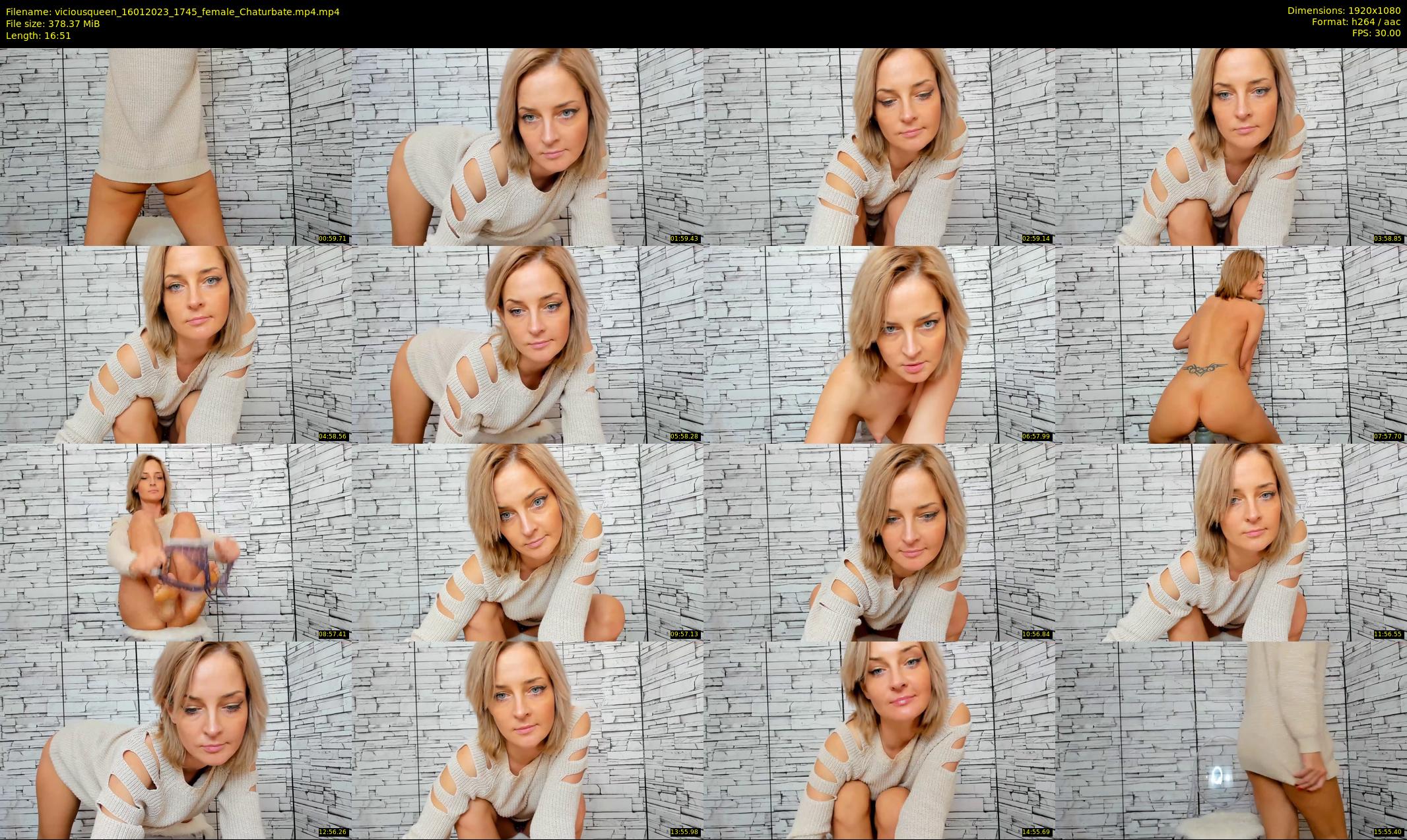 viciousqueen — 17 minute Chaturbate female cam show recording, 1080p, Jan 16, 2023