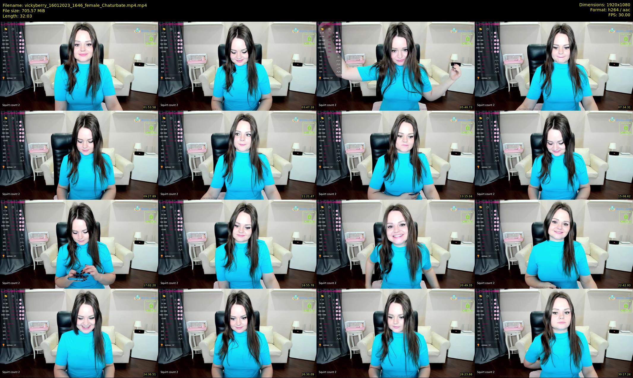 vickyberry — 33 minute Chaturbate female cam show recording, 1080p, Jan 16, 2023