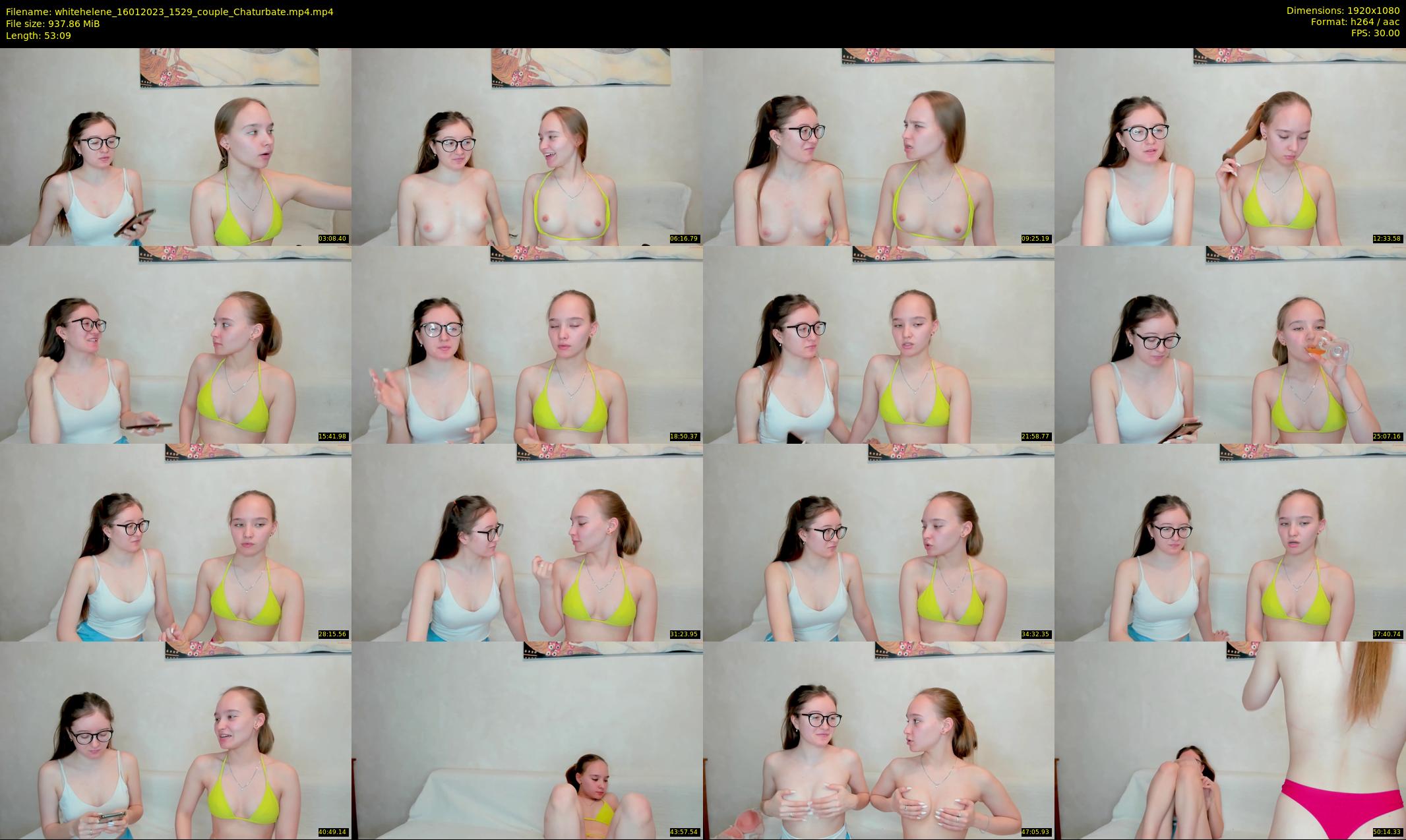 whitehelene — 54 minute Chaturbate female cam show recording, 1080p, Jan 16, 2023