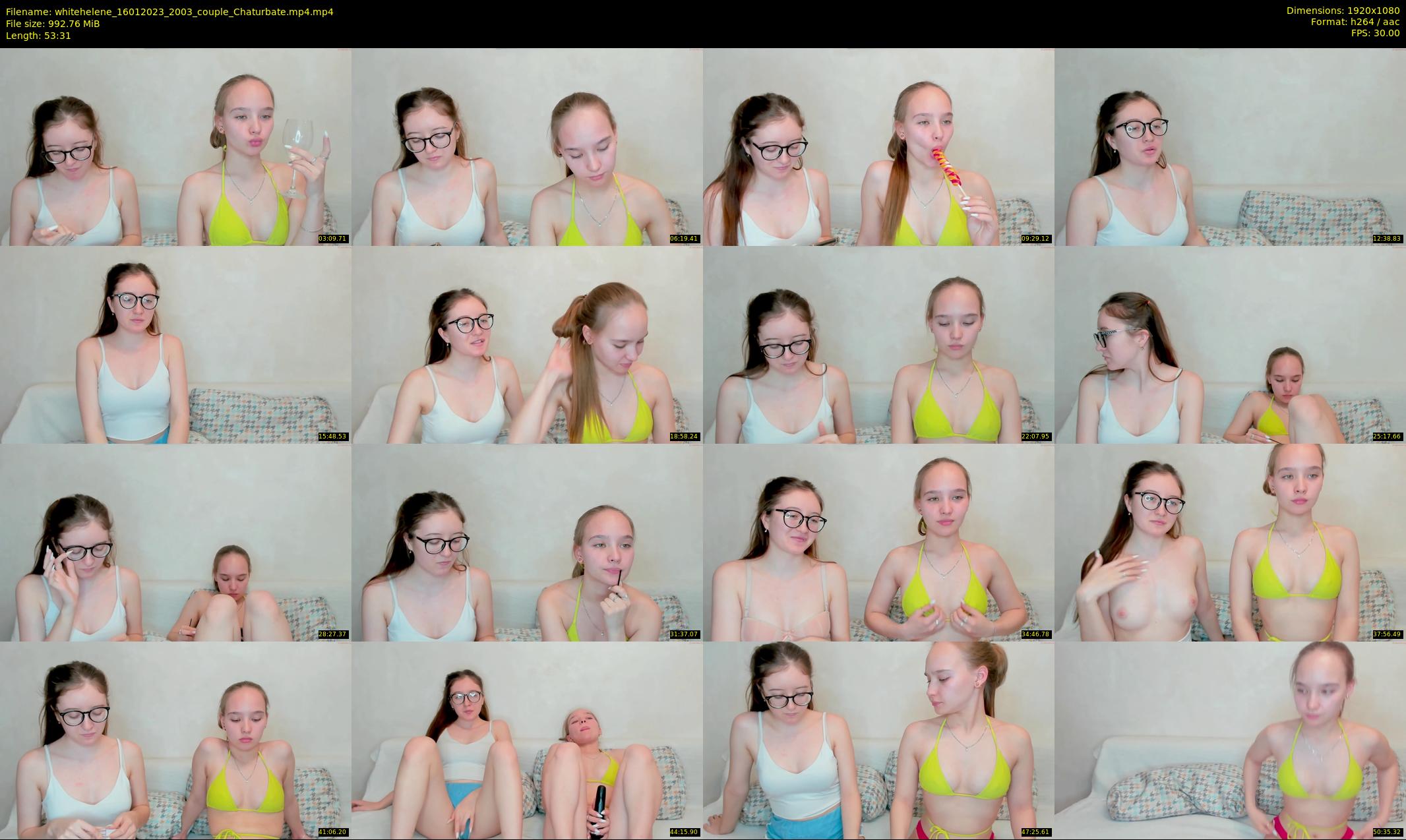 whitehelene — 54 minute Chaturbate female cam show recording, 1080p, Jan 16, 2023