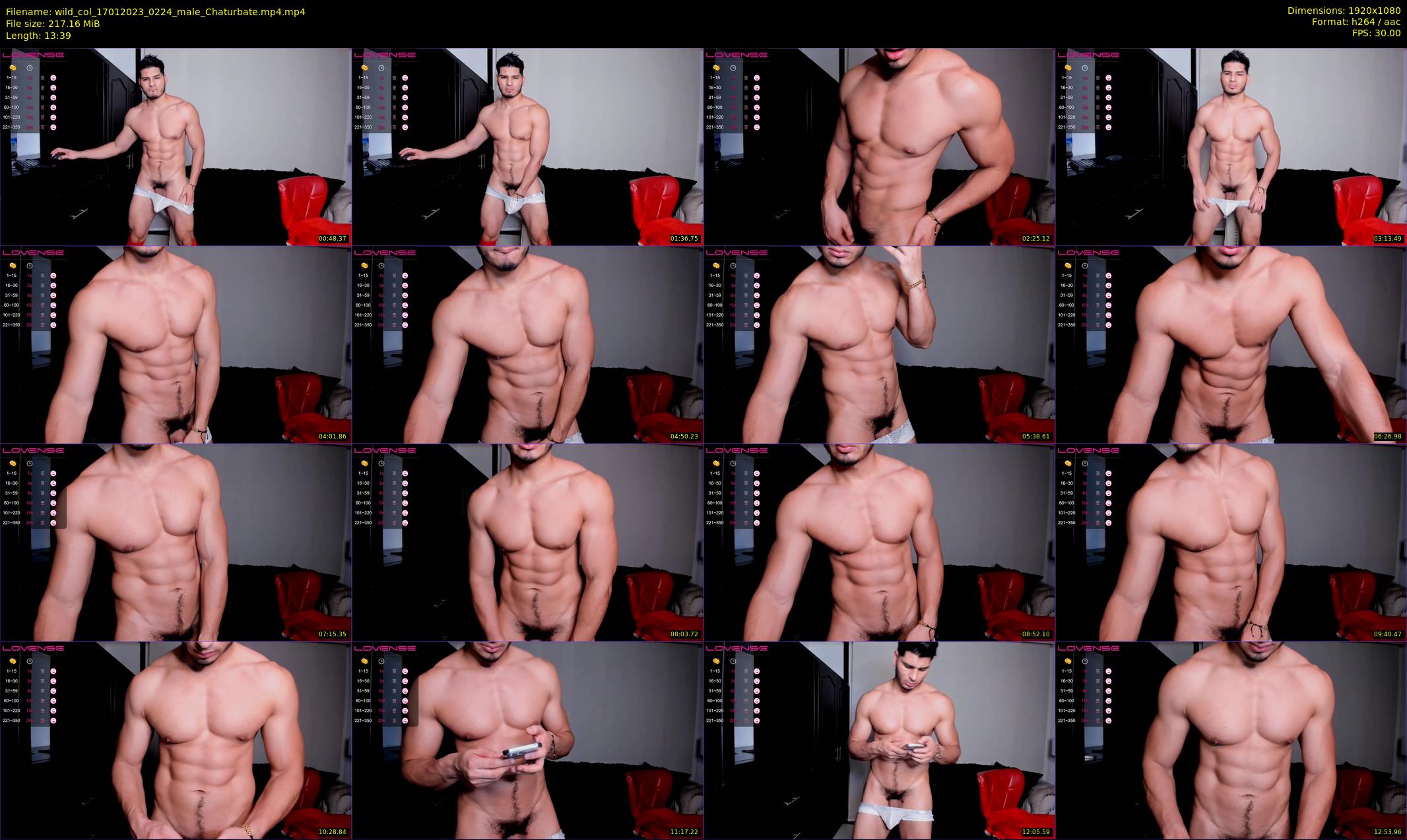 wild_col — 14 minute Chaturbate male cam show recording, 1080p, Jan 17, 2023