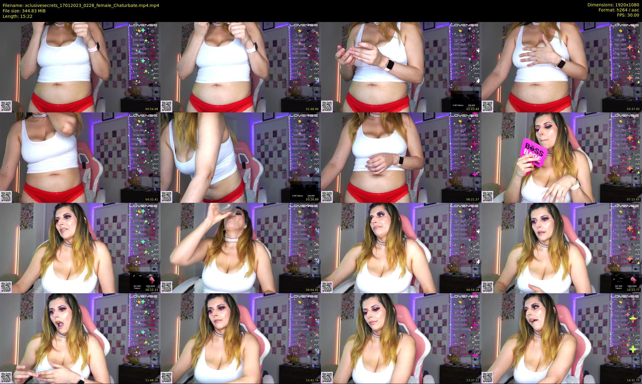 xclusivesecrets — 16 minute Chaturbate female cam show recording, 1080p, Jan 17, 2023
