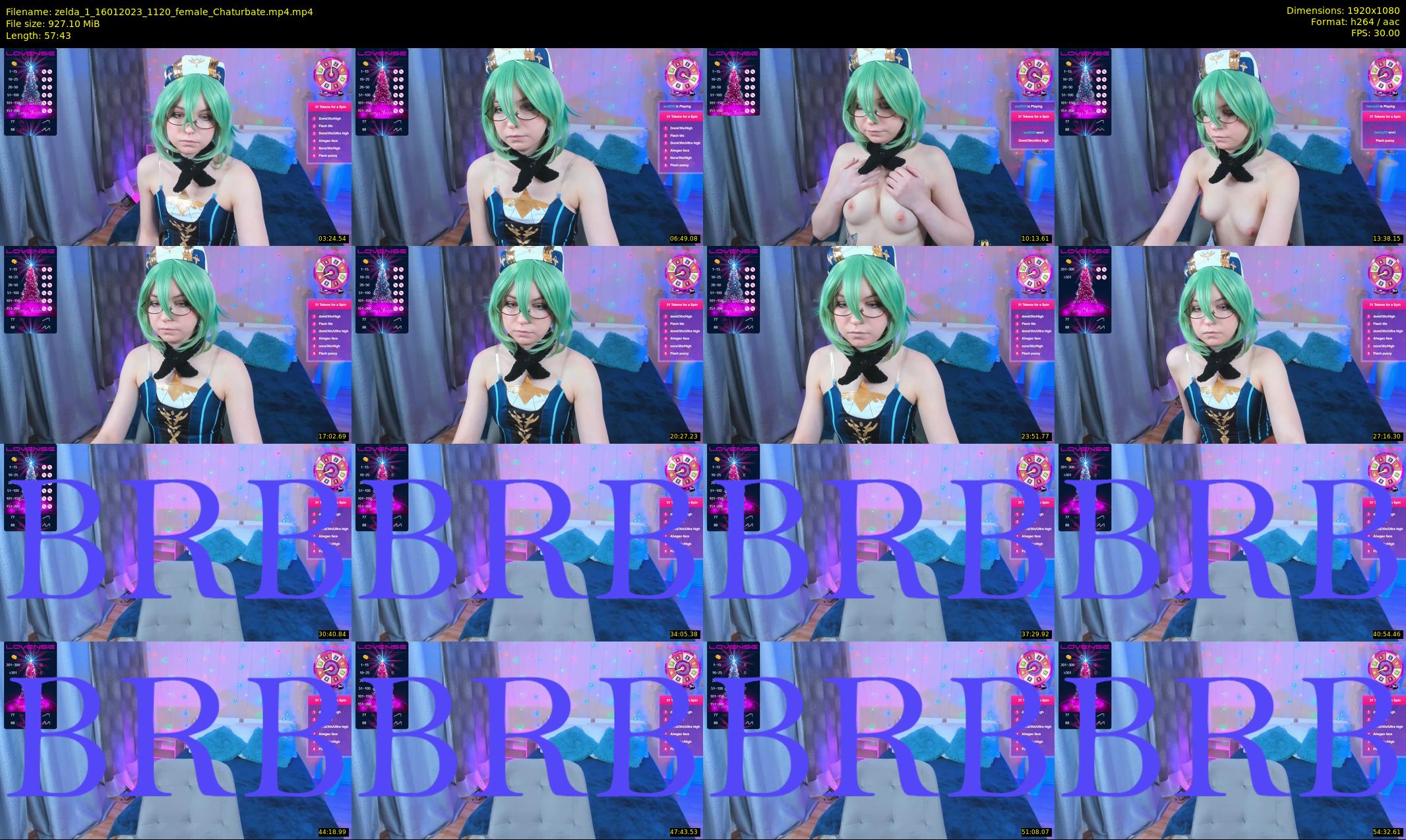 zelda_1 — 58 minute Chaturbate female cam show recording, 1080p, Jan 16, 2023