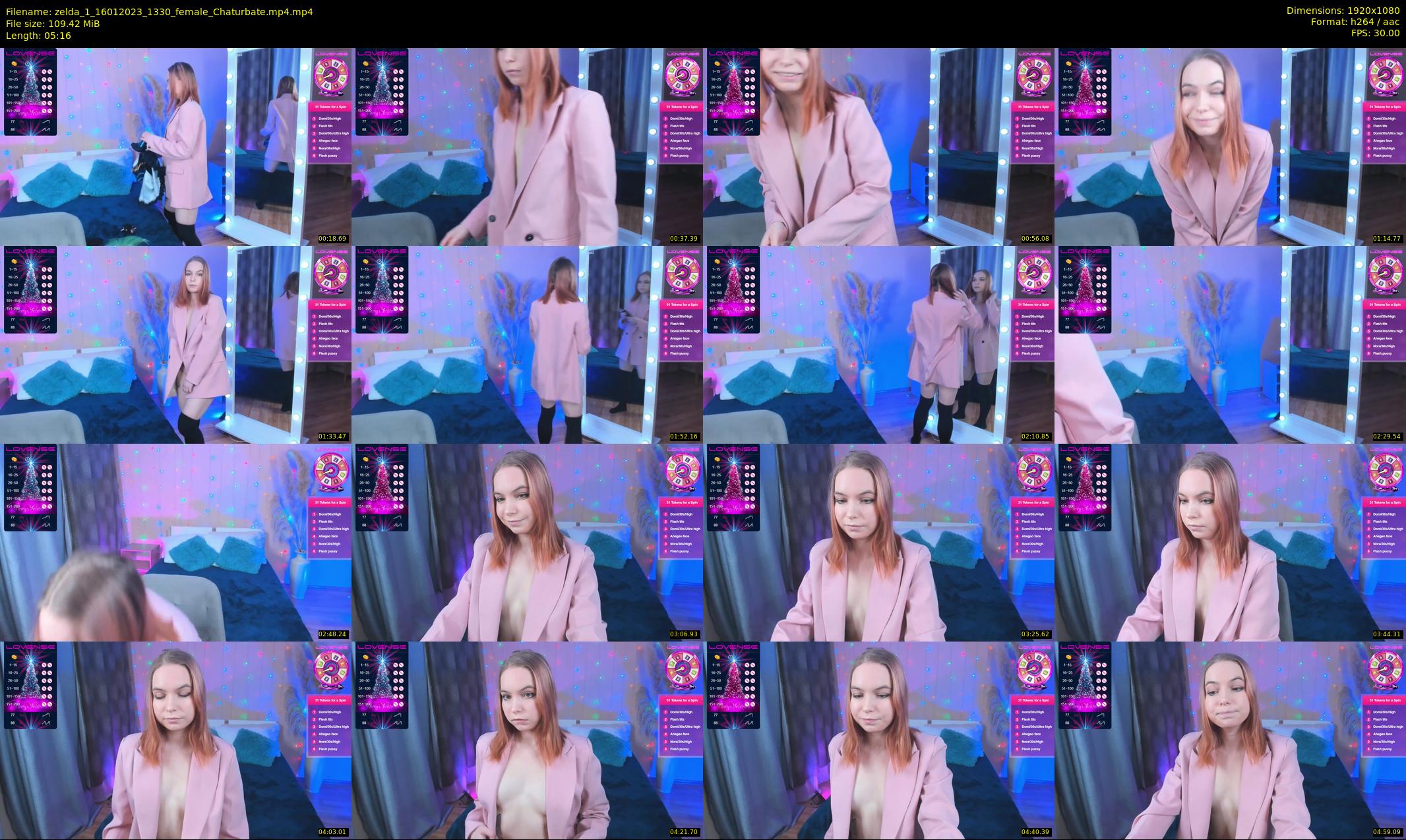 zelda_1 — 6 minute Chaturbate female cam show recording, 1080p, Jan 16, 2023