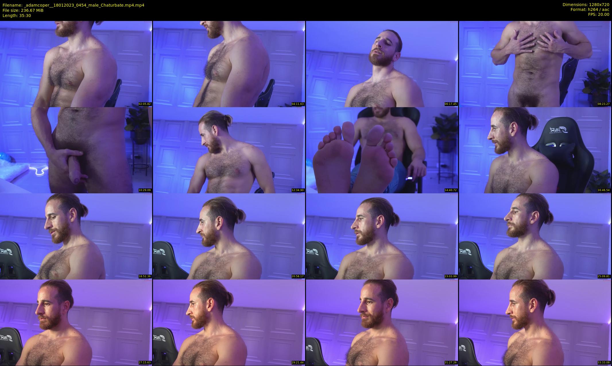 _adamcoper_ — 36 minute Chaturbate male cam show recording, 720p, Jan 18, 2023