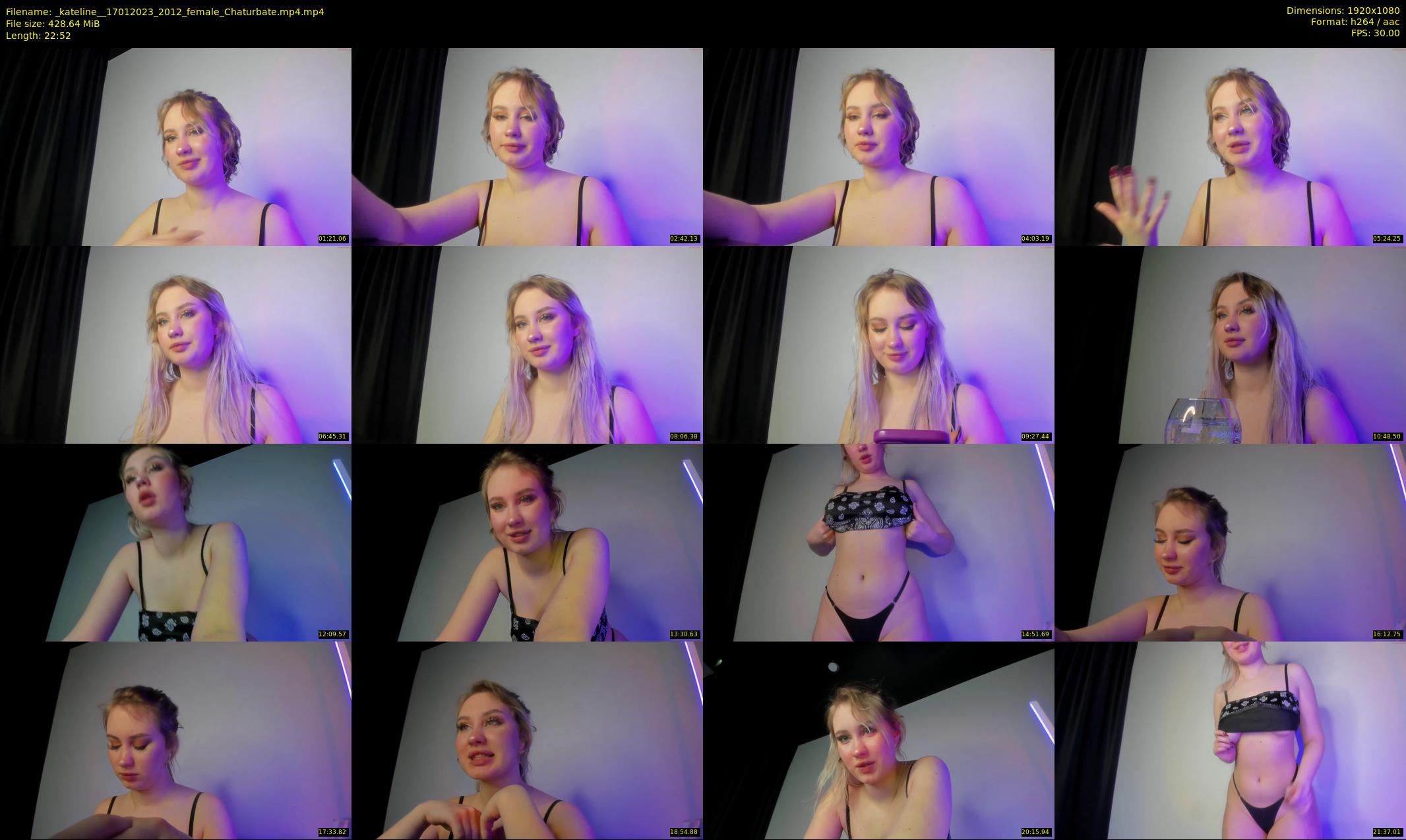 _kateline_ — 23 minute Chaturbate female cam show recording, 1080p, Jan 17, 2023